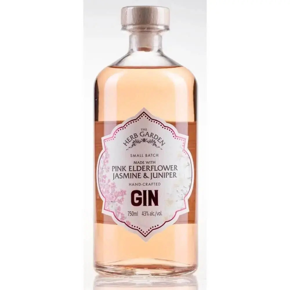 Herb Garden Pink Elderflower Jasmine & Juniper Gin 750ml