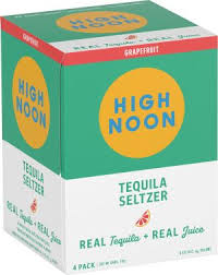 High Noon Grapefruit Tequila Seltzer 12-Oz Can 4-Pack