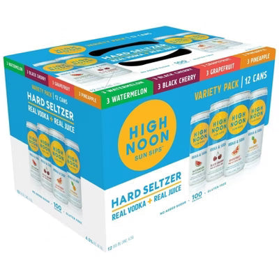 High Noon Hard Seltzer Beach Variety 12-Oz Can 12-Pack
