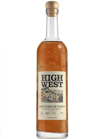 High West Distillery Bottled in Bond Straight Rye Whiskey 750ml