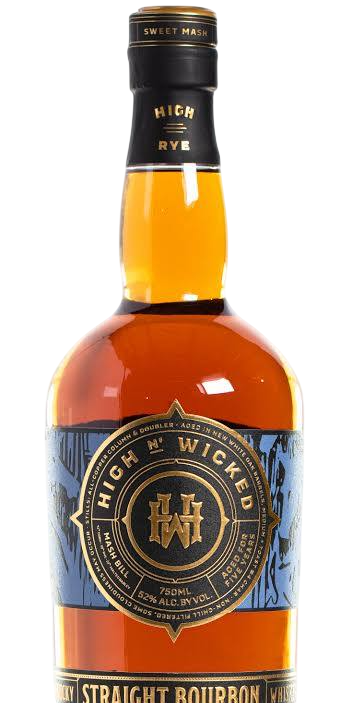 High N' Wicked Aged 5 years Straight Bourbon Whiskey 750 ml