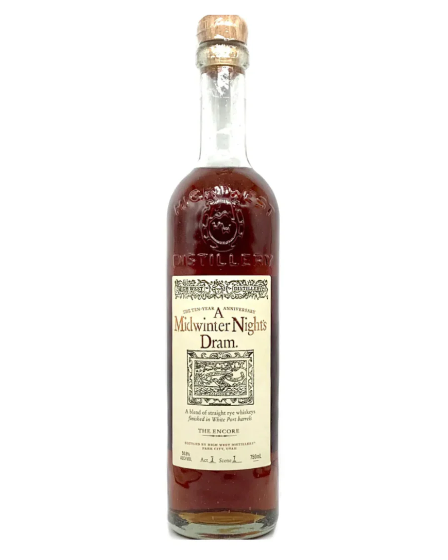 High West Distillery A Midwinter Night Dram The Encore Straight Rye Whiskey 750ml