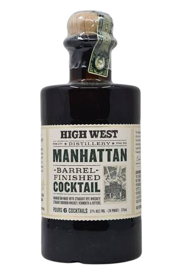 High West Manhattan Barrel Finished Cocktail 375 ML