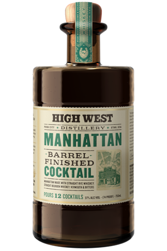 High West Manhattan Barrel Finished Cocktail