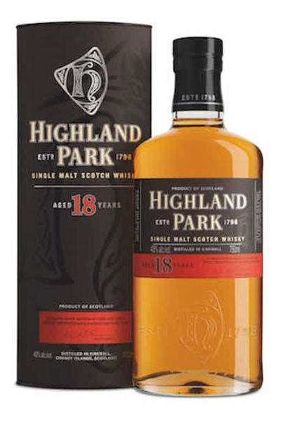 Highland Park 18 Year Old Single Malt Scotch Whisky 750ml