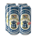 Hofbrauhaus Helles Lager Beer 16-Oz Can 4-Pack