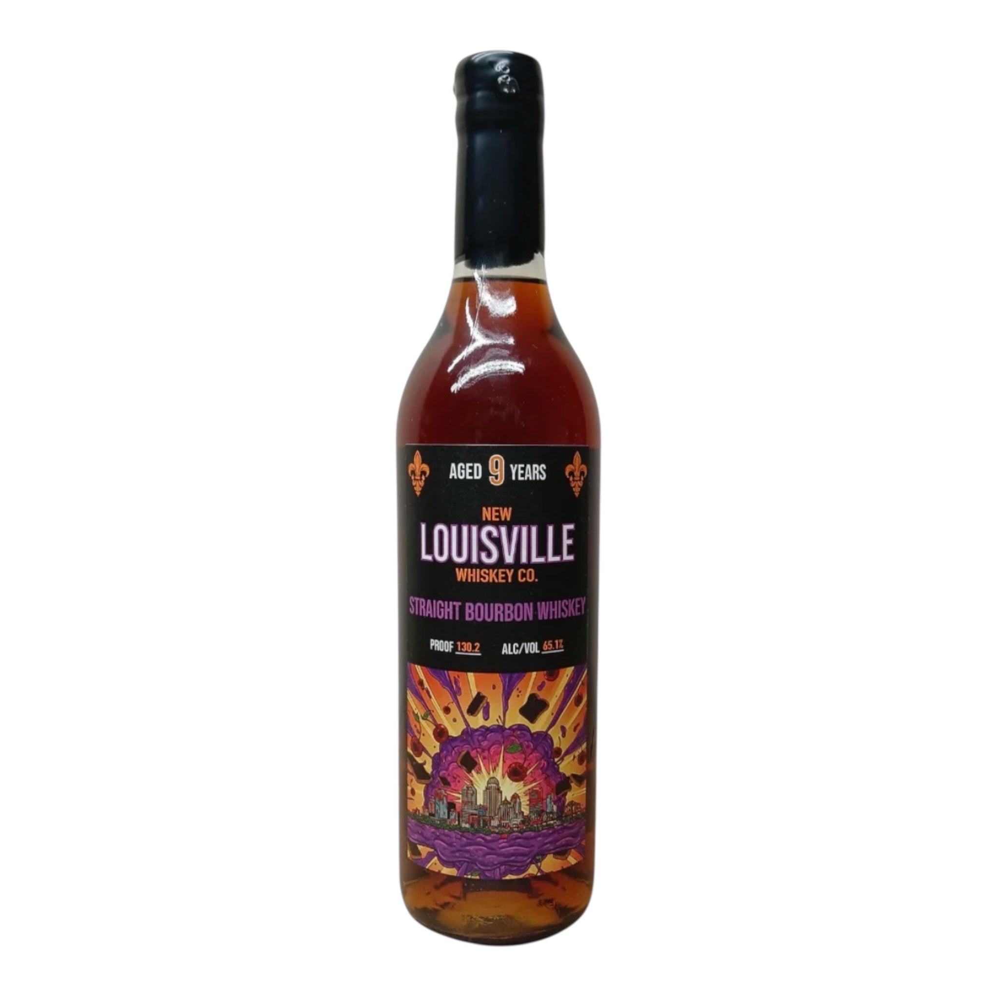 New Louisville Whiskey Co. 9 Year Old Straight Bourbon Whiskey 750ml