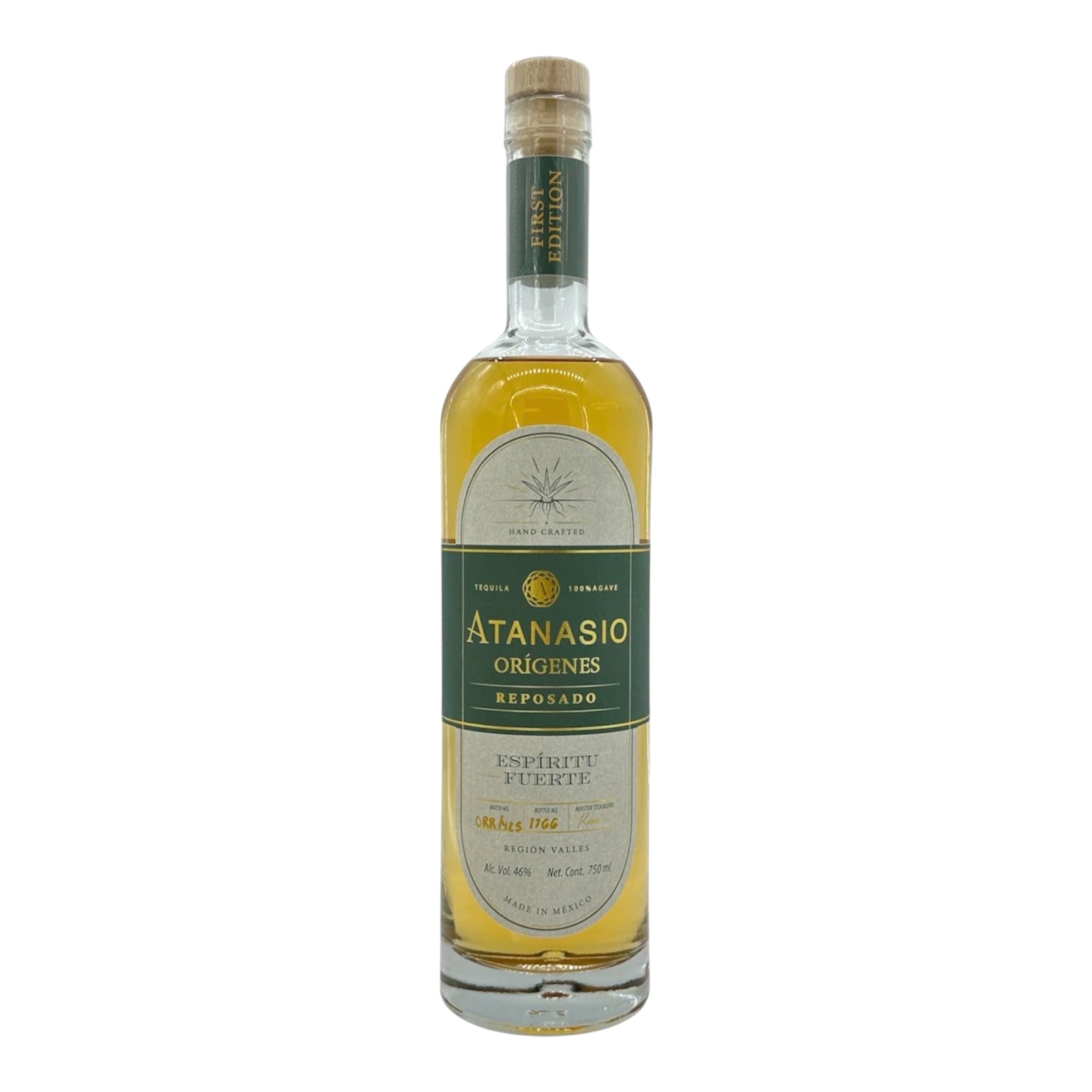 Atanasio Origenes Reposado Tequila 750ml