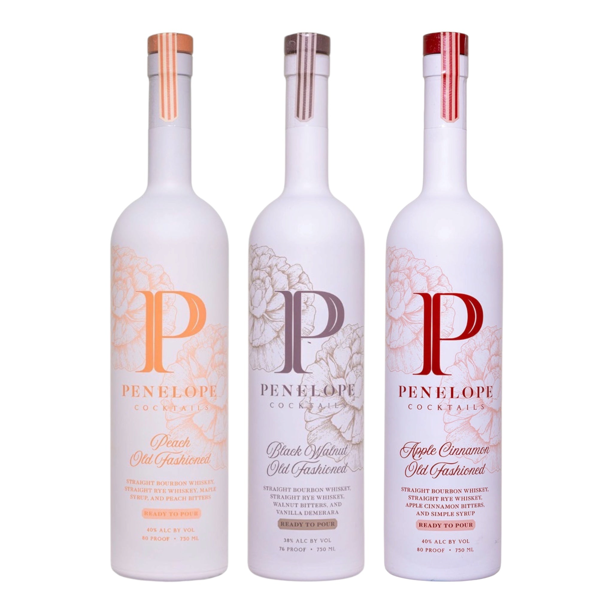 Penelope Old Fashioned Ready-To-Pour Cocktail Bundle 3-Pack
