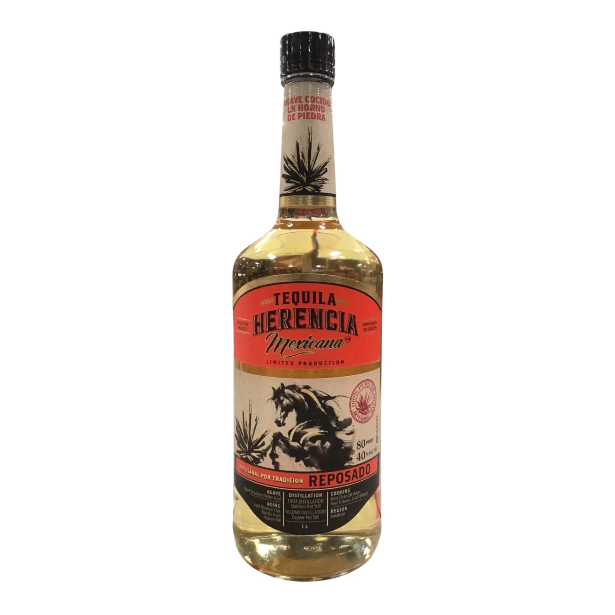 Herencia Mexicana Limited Production Reposado Tequila  1Lt Limit 6
