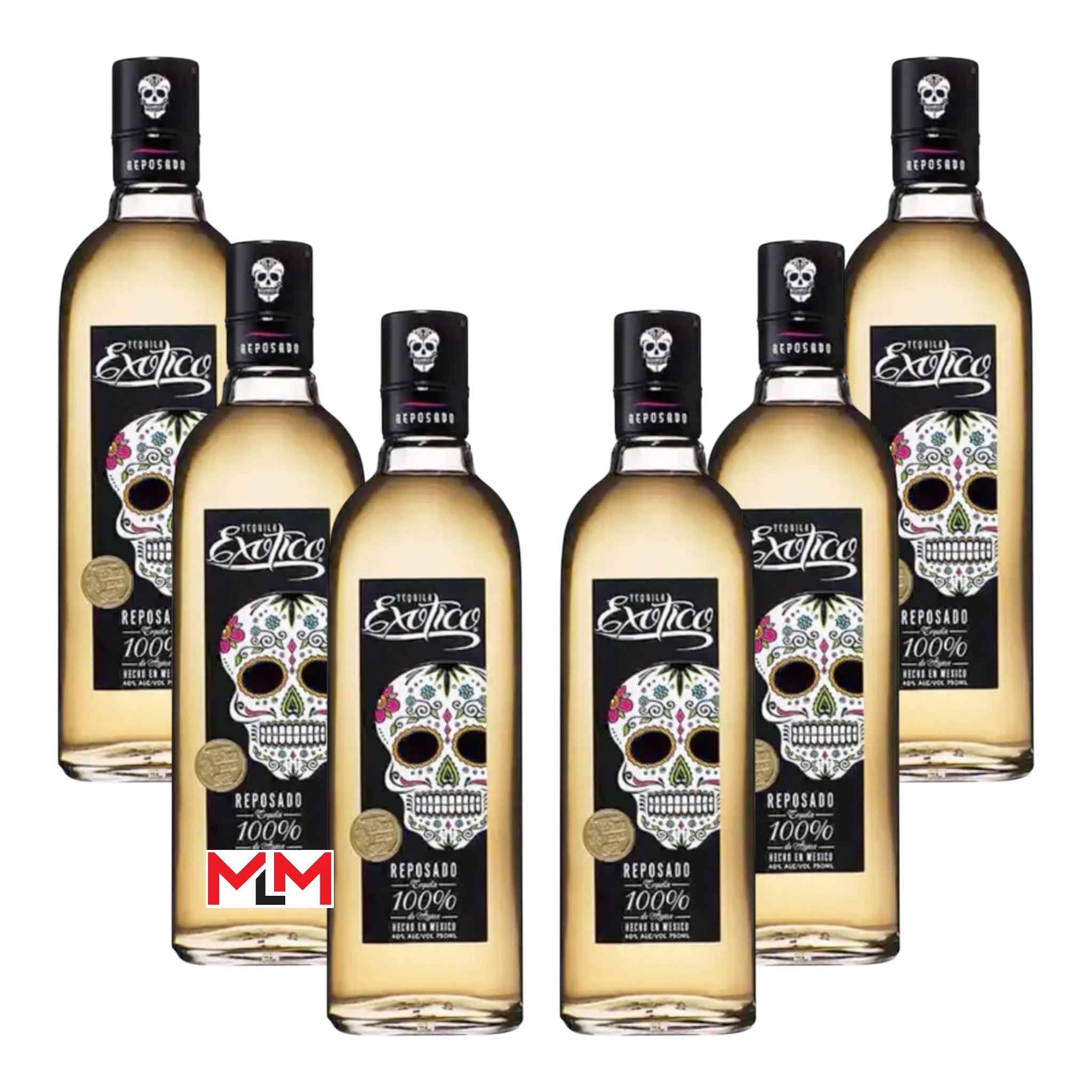 Exotico Reposado Tequila 750ml 6-Pack