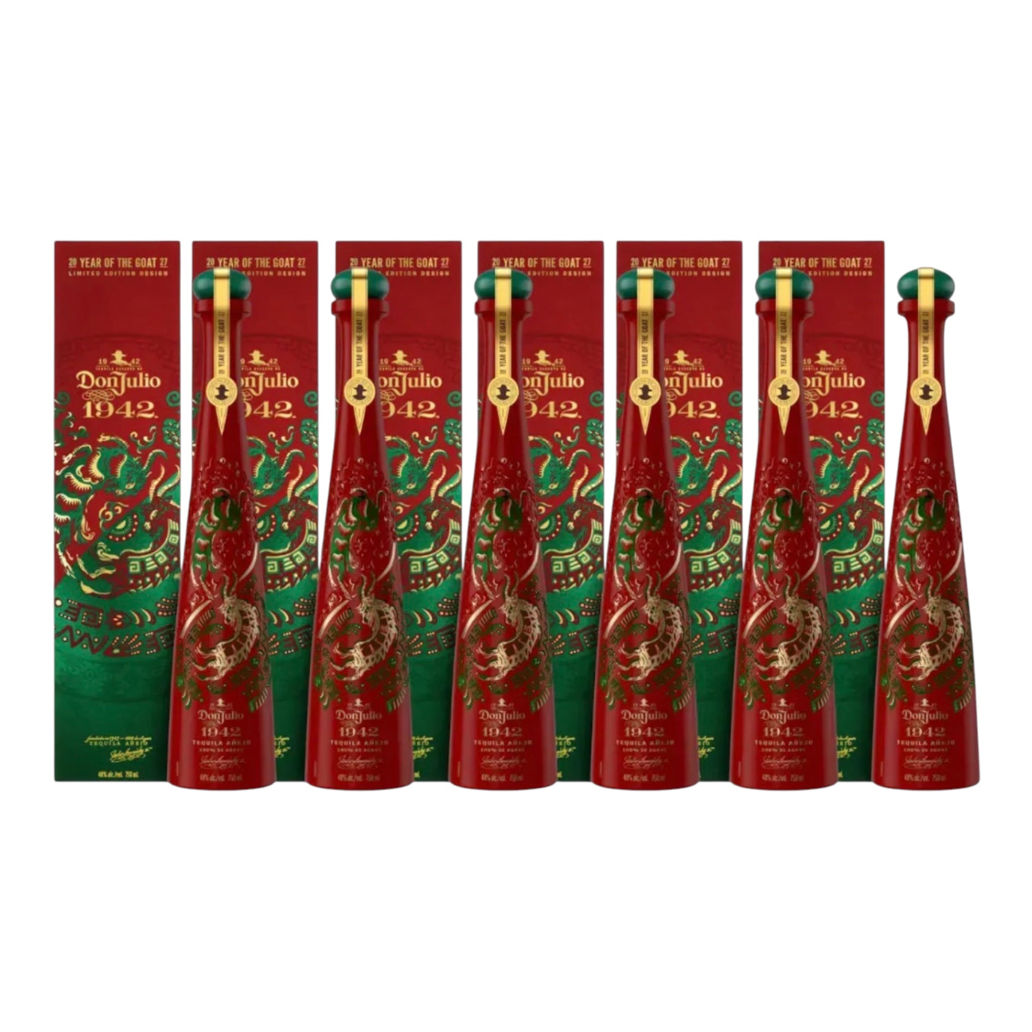 Don Julio 1942 Tequila Anejo Year of the Goat 2027 Limited Edition Bundle- 6 Bottles (Pre-Order)