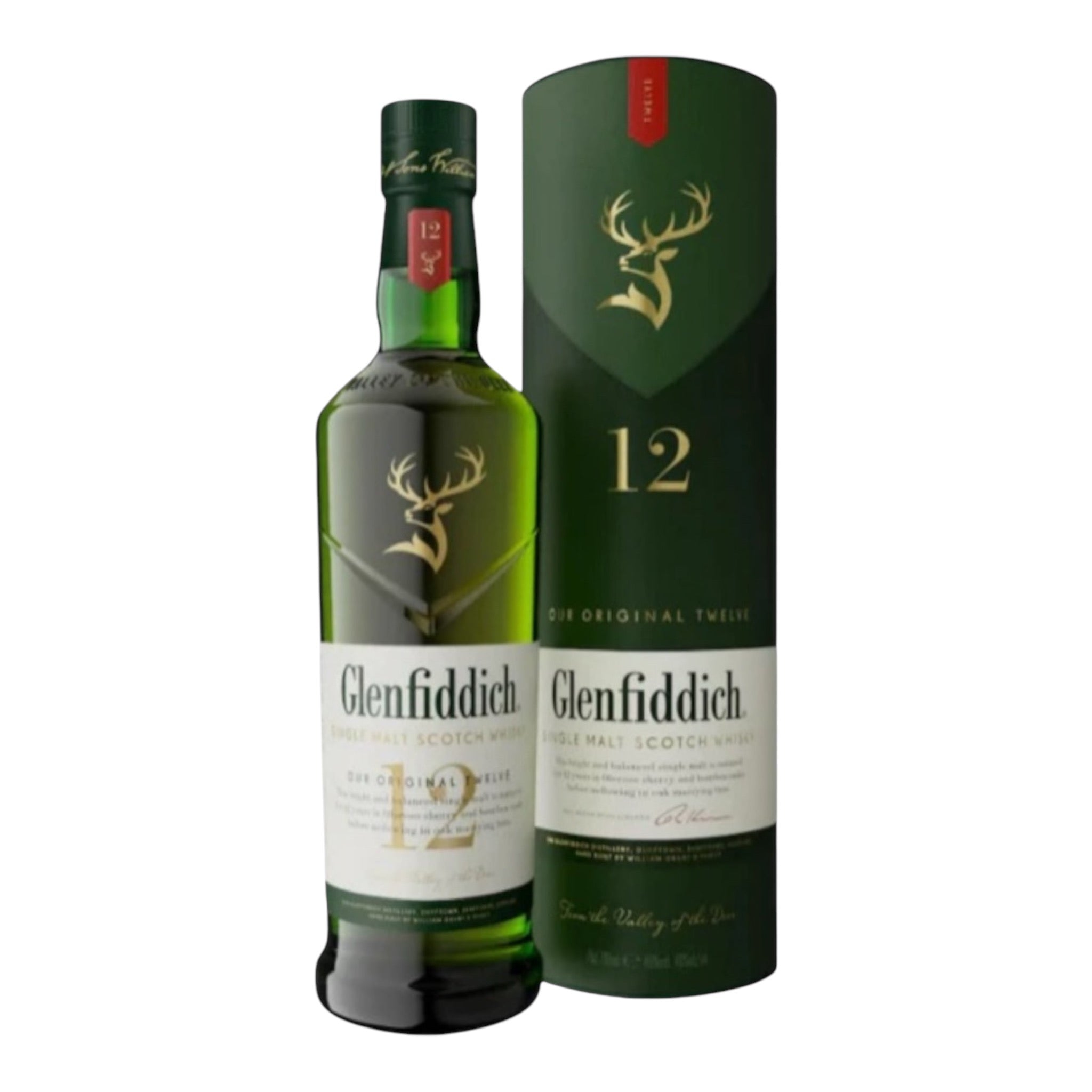 Glenfiddich 12 Year Old Single Malt Scotch Whisky 750ml