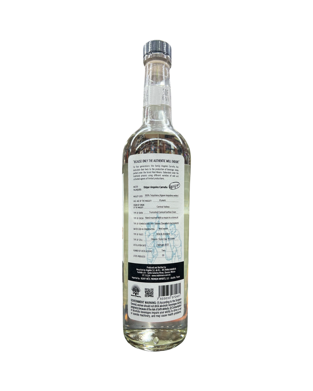 Real Minero Tequilana Still Strength & Lax Mezcal Club Exclusive Release El Cerrito Liquor Store Pick 750ml