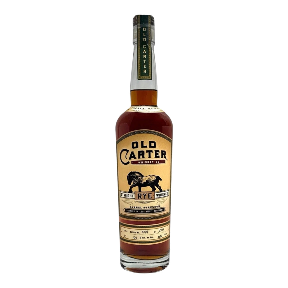 Old Carter Batch #15 Straight Rye Whiskey 750ml