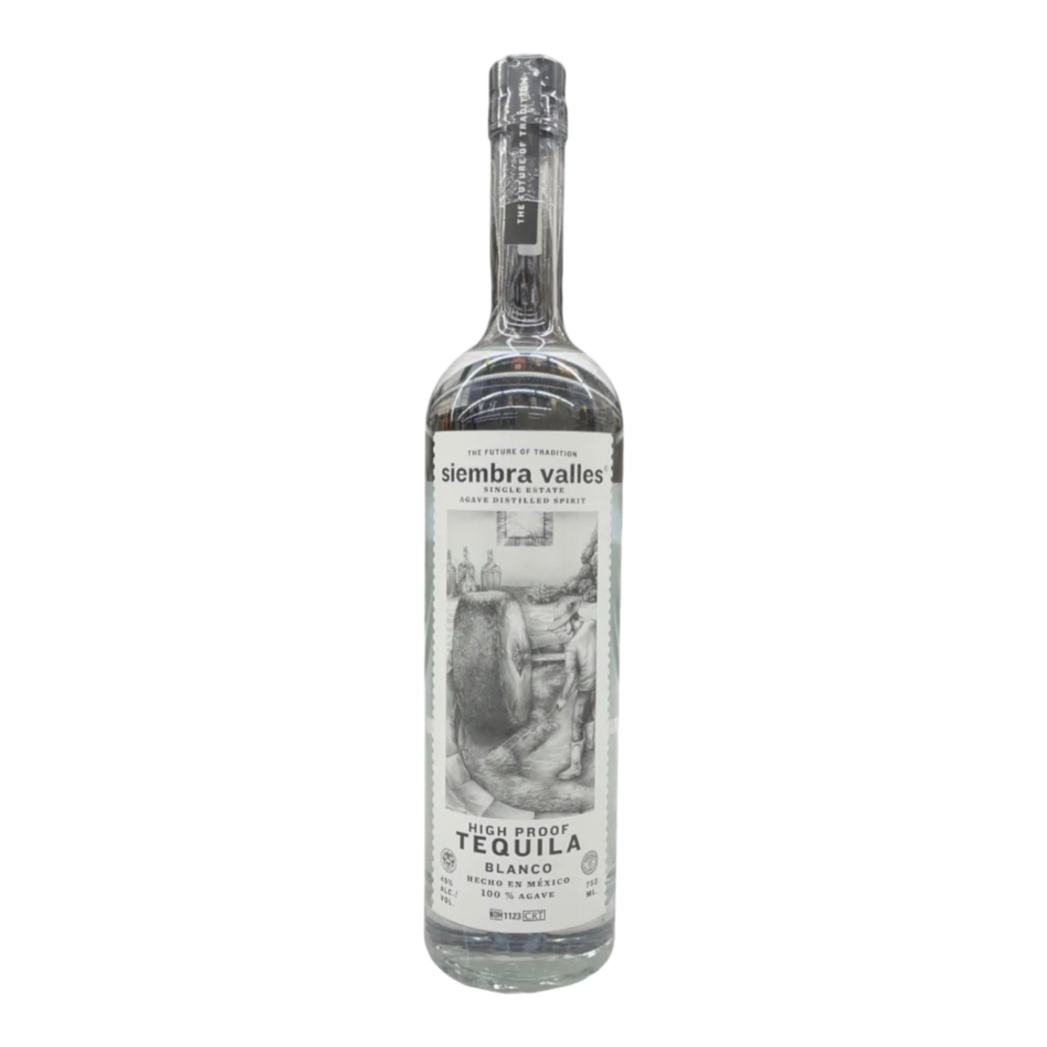 Siembra Valles High Proof Blanco Tequila 750ml