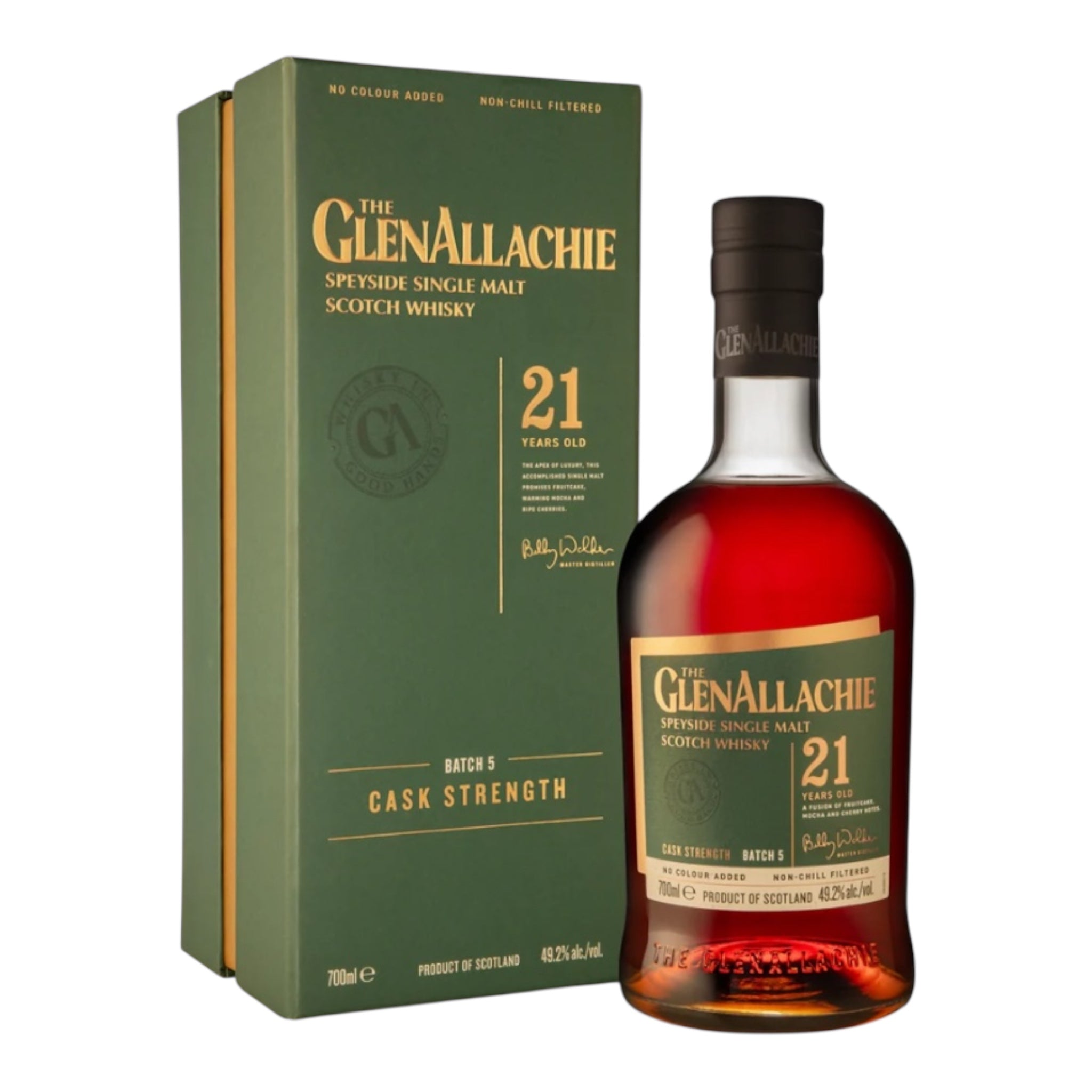 GlenAllachie 21 Year Old Cask Strength Batch 5 Single Malt Scotch Whisky 700ml