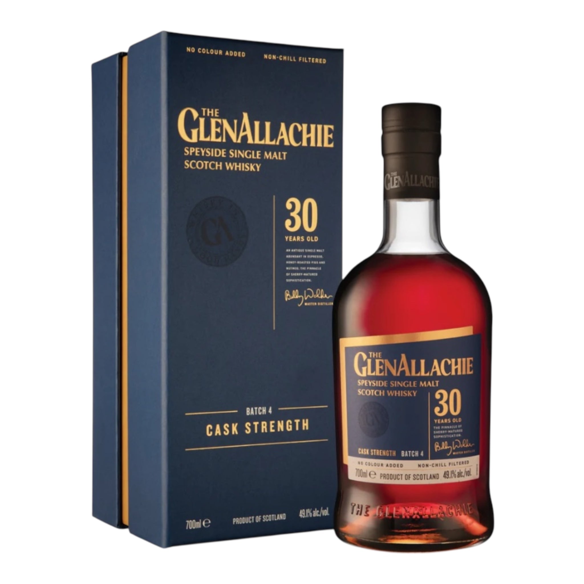 GlenAllachie 30 Years Old Batch #4 Cask Strength Single Malt Scotch Whiskey 700ml