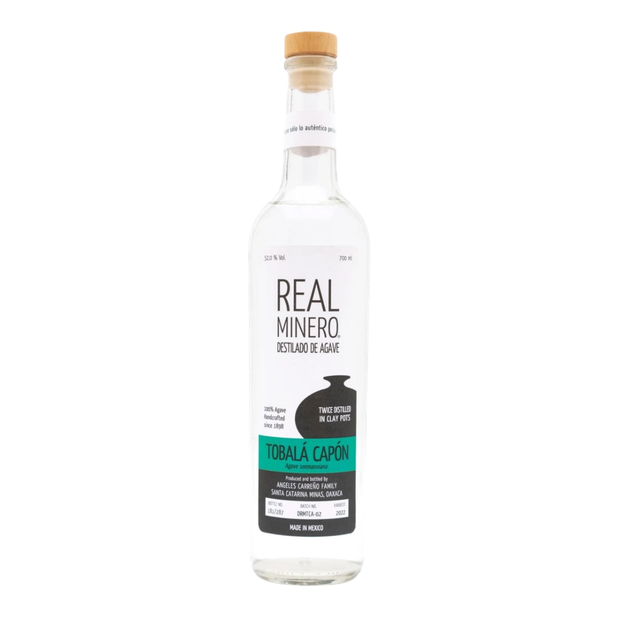 Real Minero Tobala Capon Joven Mezcal 750ml