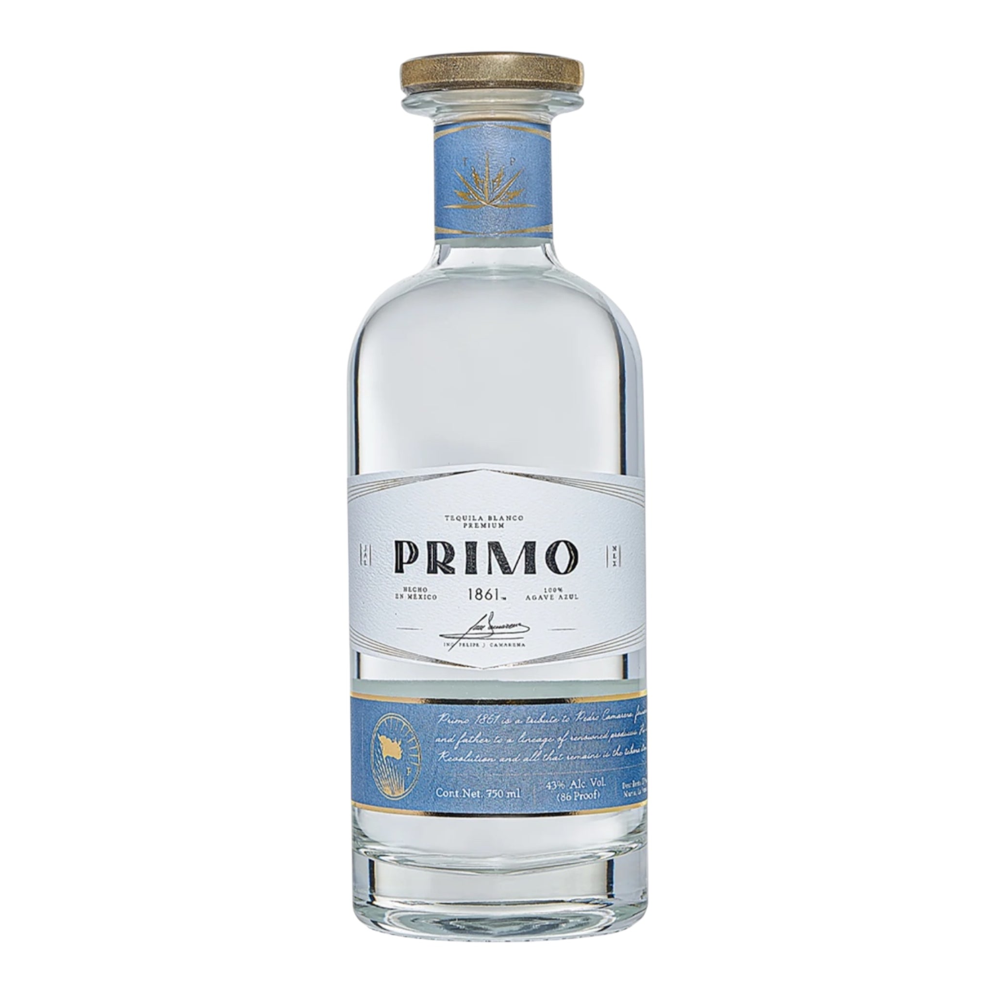 Primo 1861 Blanco Tequila 750ml