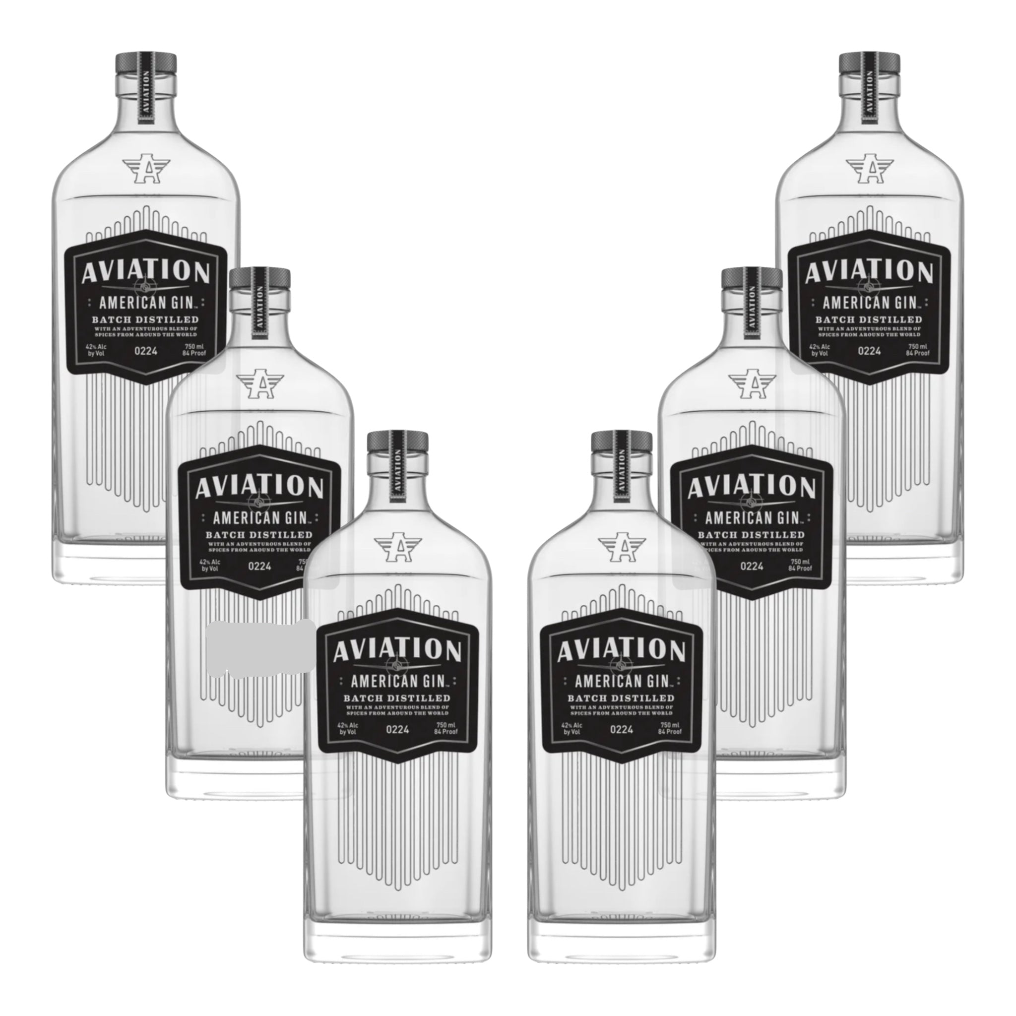Aviation American Gin 750ml Bundle 6-Pack