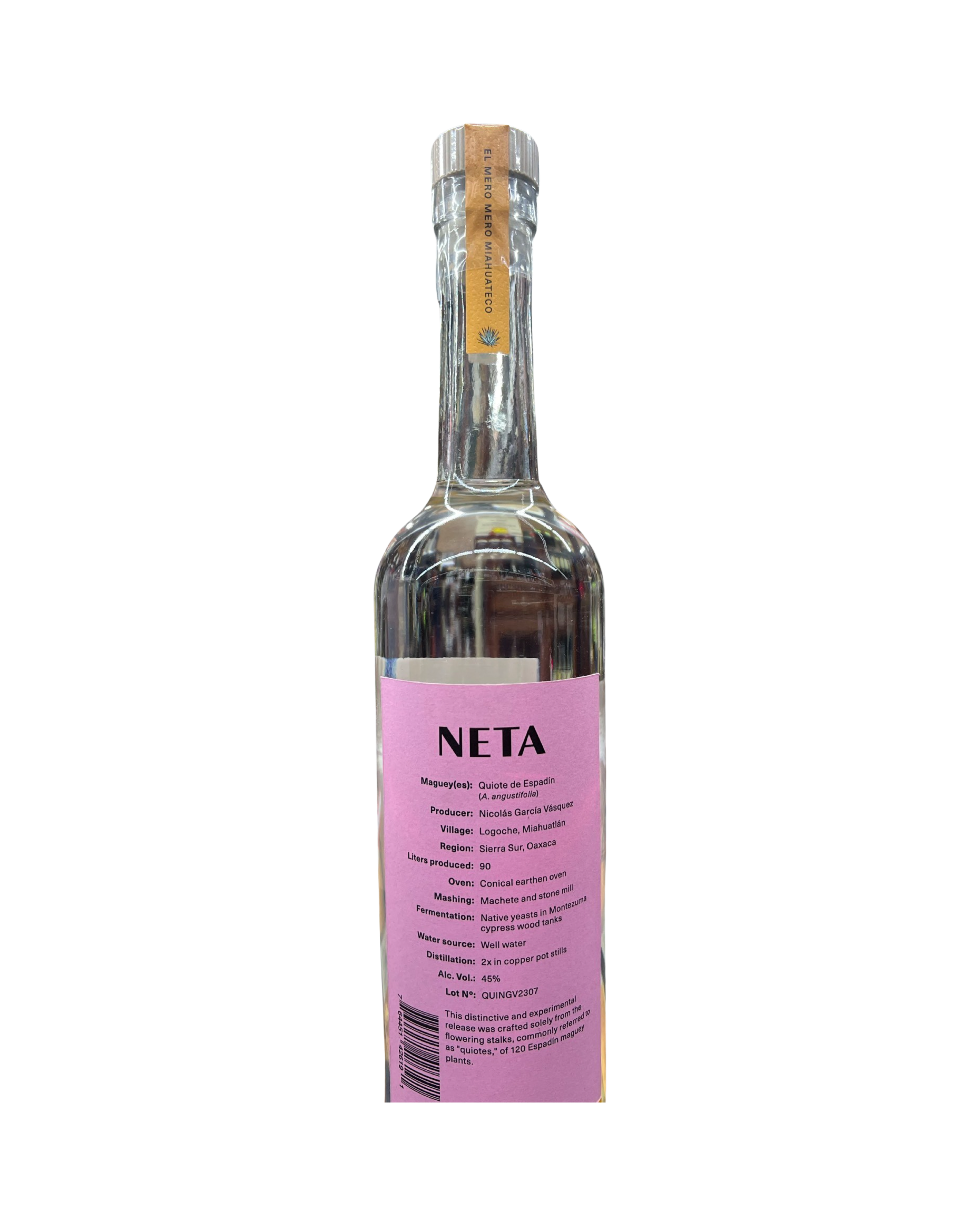 Neta Quiote Spirits EL Cerrito Liquor Store Pick De Espadin Agave