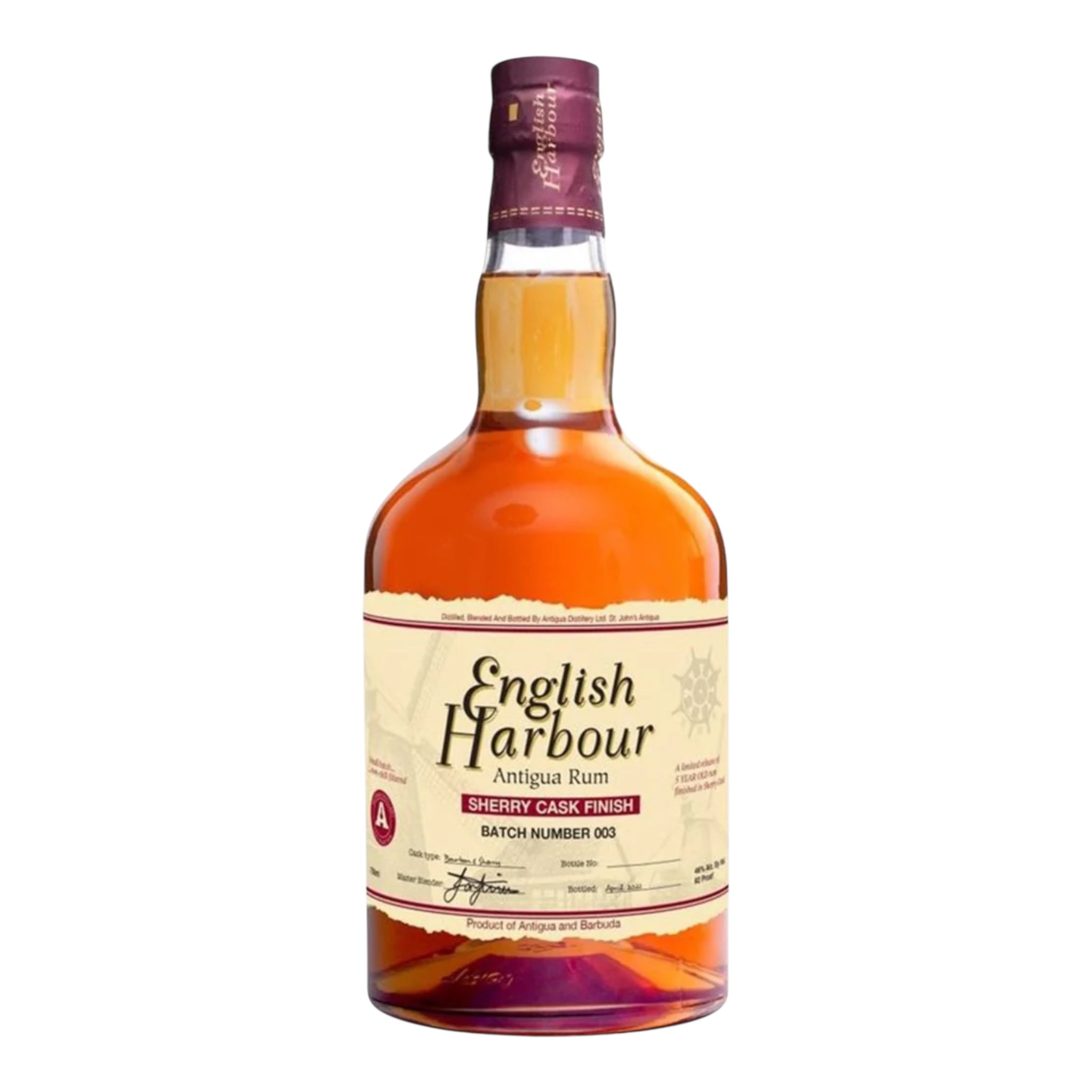 Antigua Distillery Ltd English Harbour Sherry Cask Finish Rum 700ml