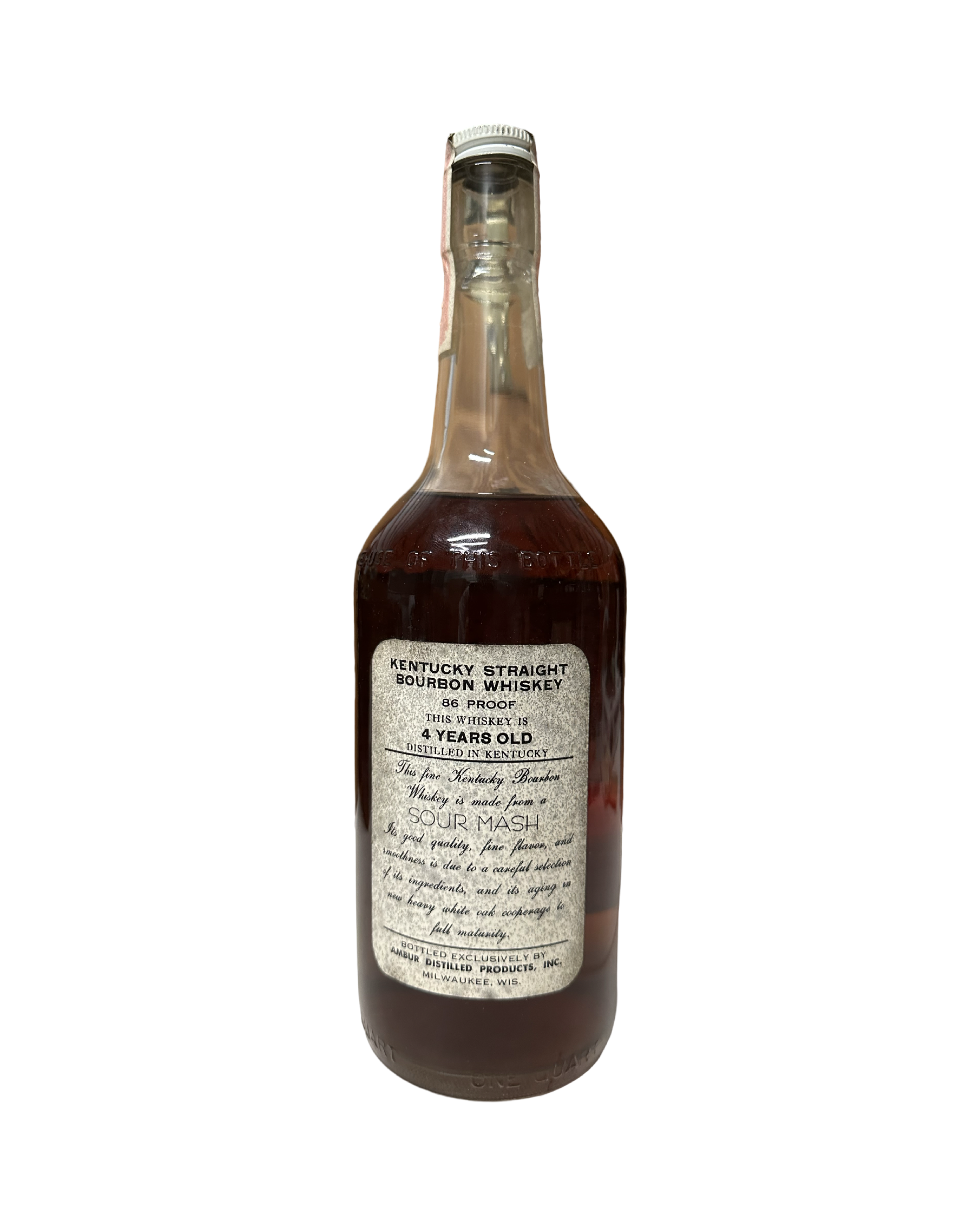 1965 Schmidt Kentucky Straight Bourbon Whiskey 1Lt