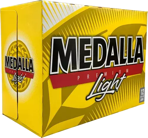 Medalla Light Beer 10-Oz Can 12-Pack