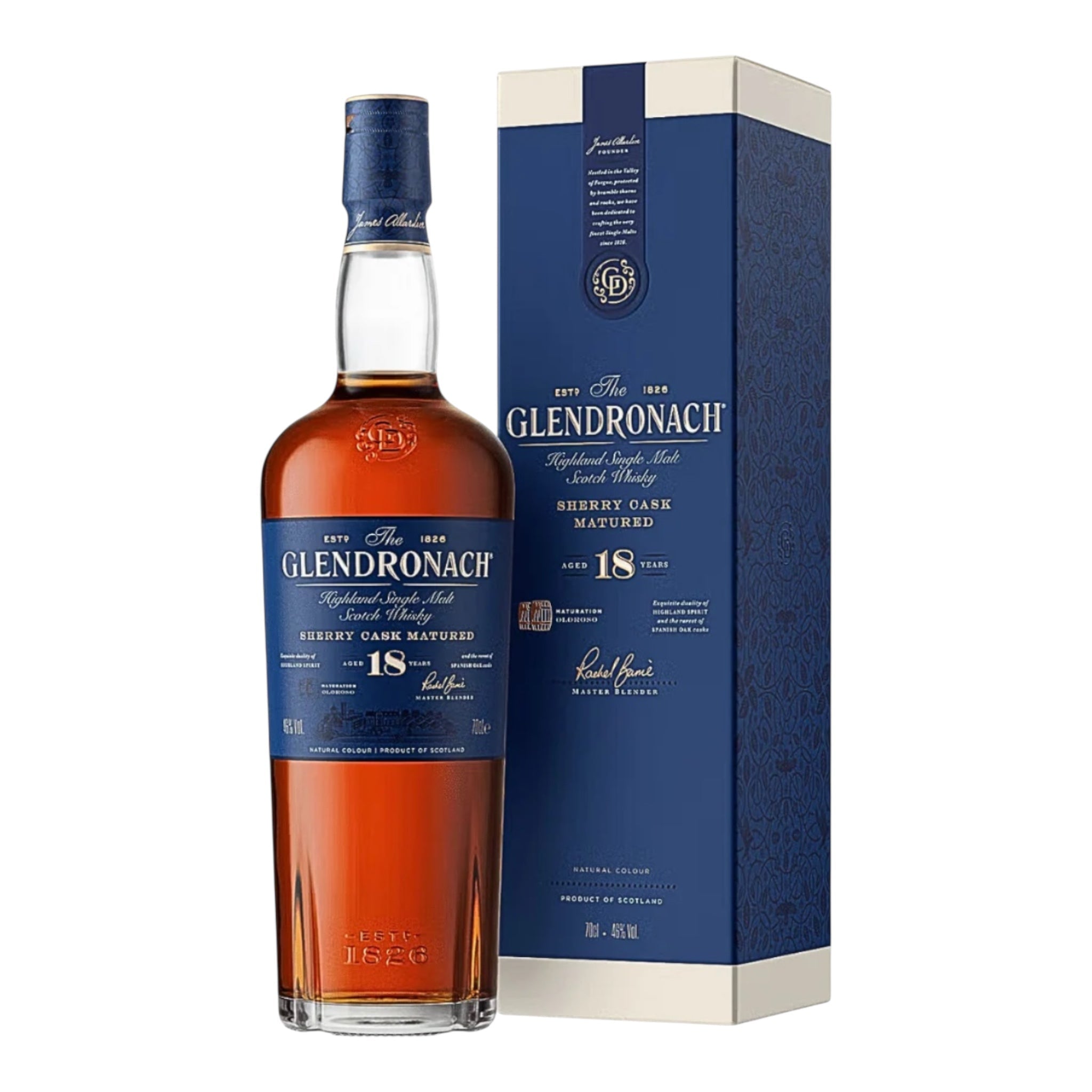 Glendronach Allardice 18 Year Old Single Malt Scotch Whisky 750ml