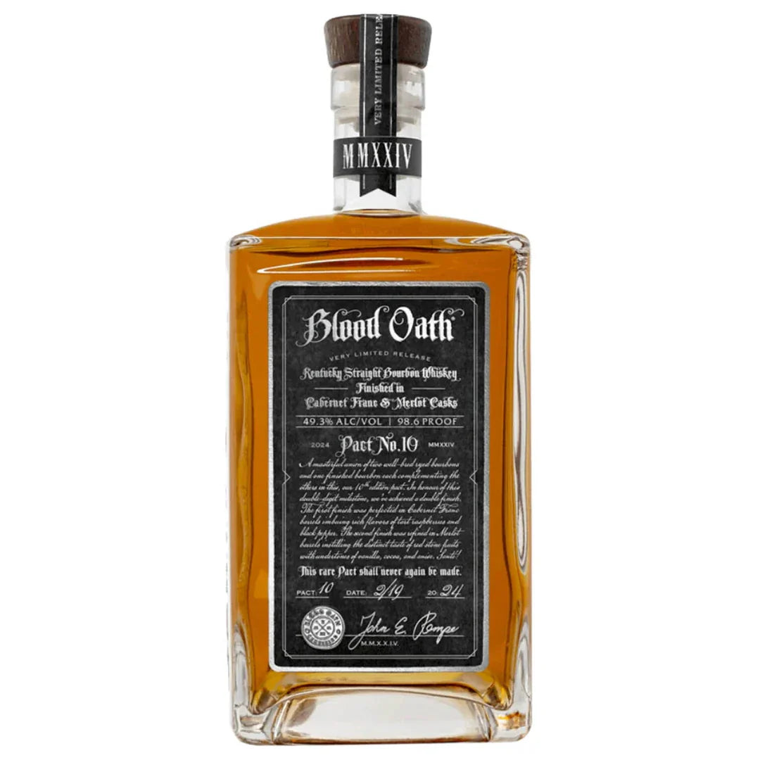 Blood Oath Pact No. 10 Kentucky Straight Bourbon Whiskey 750ml