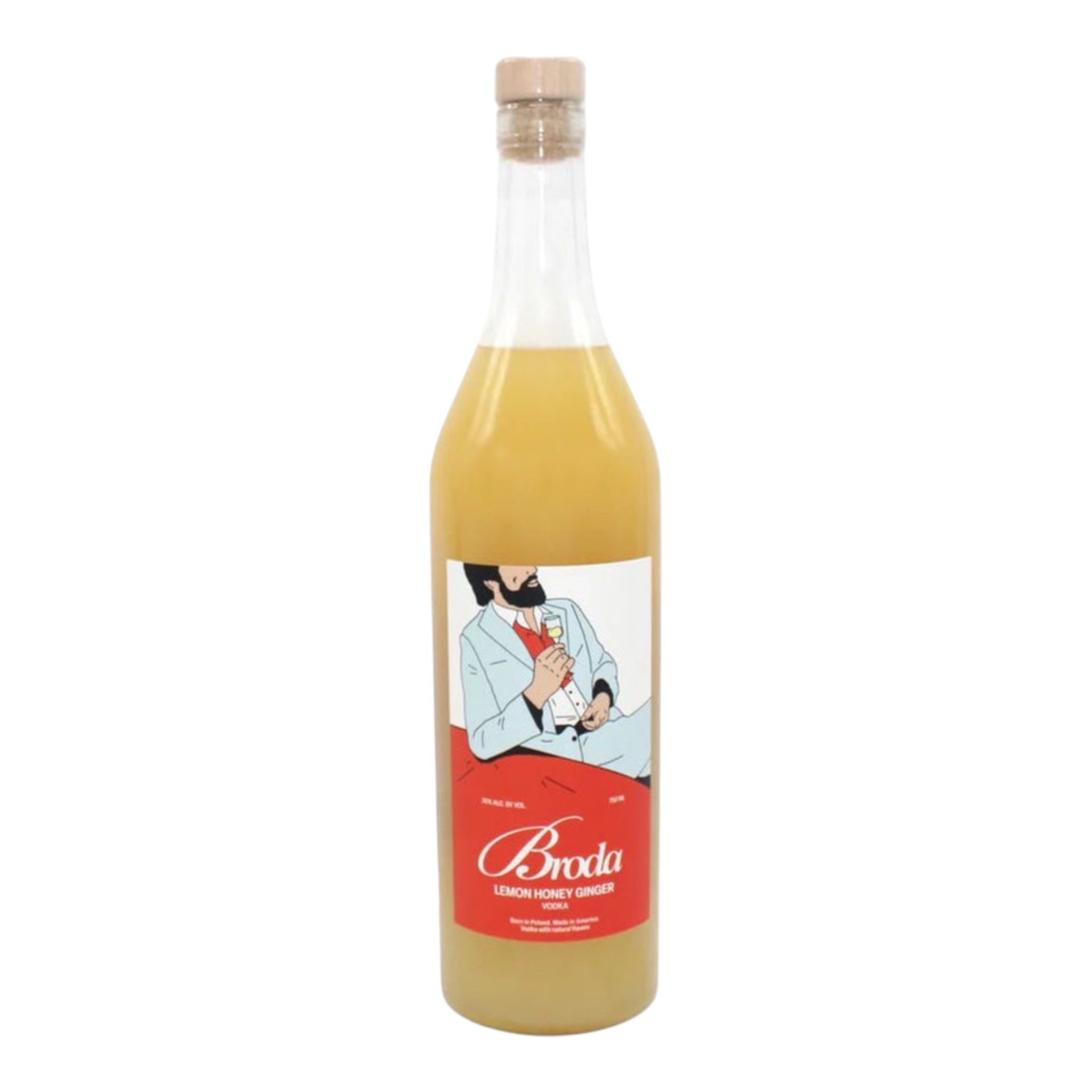 Broda Lemon Honey Ginger Vodka 750ml