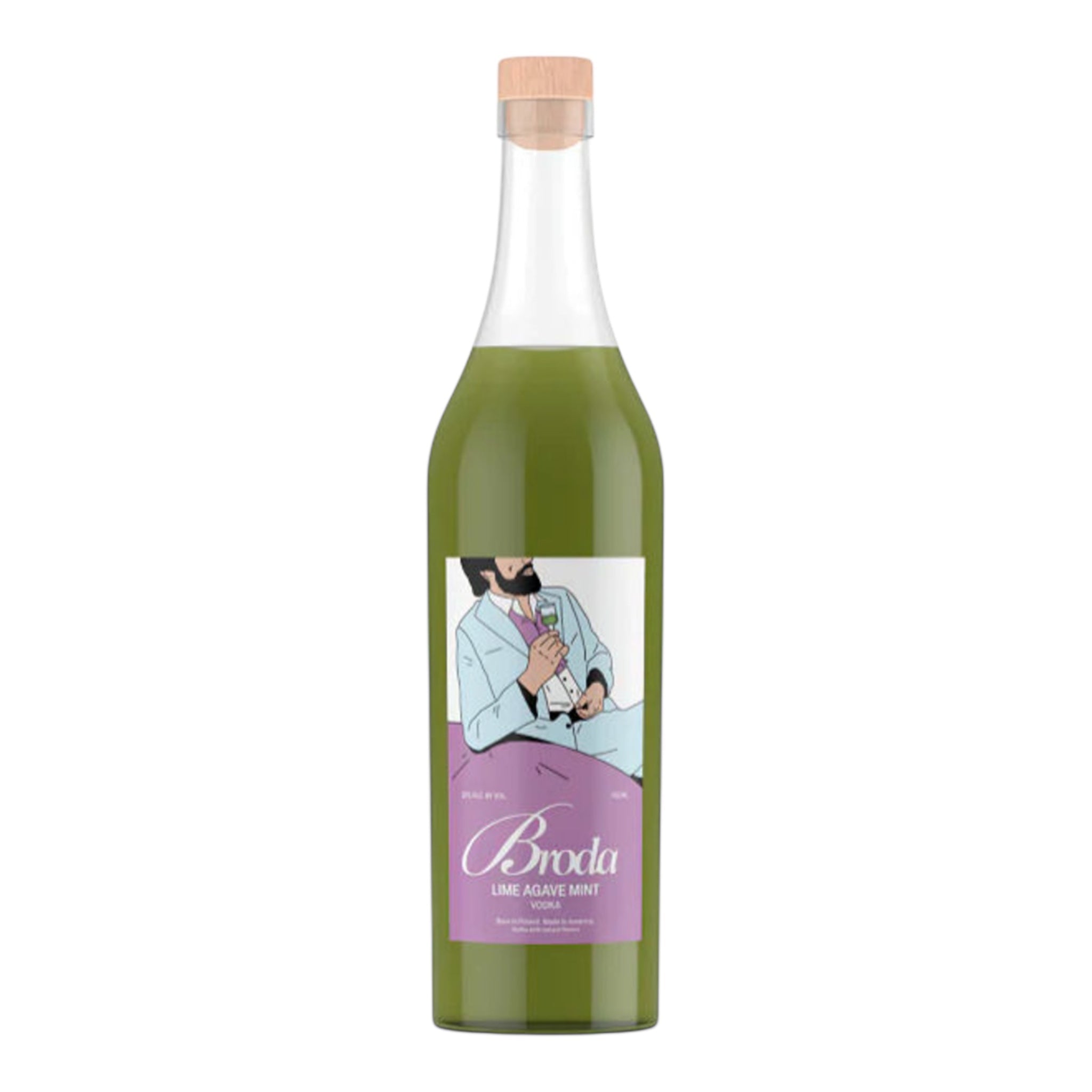 Broda Lime Agave Mint Vodka 750ml