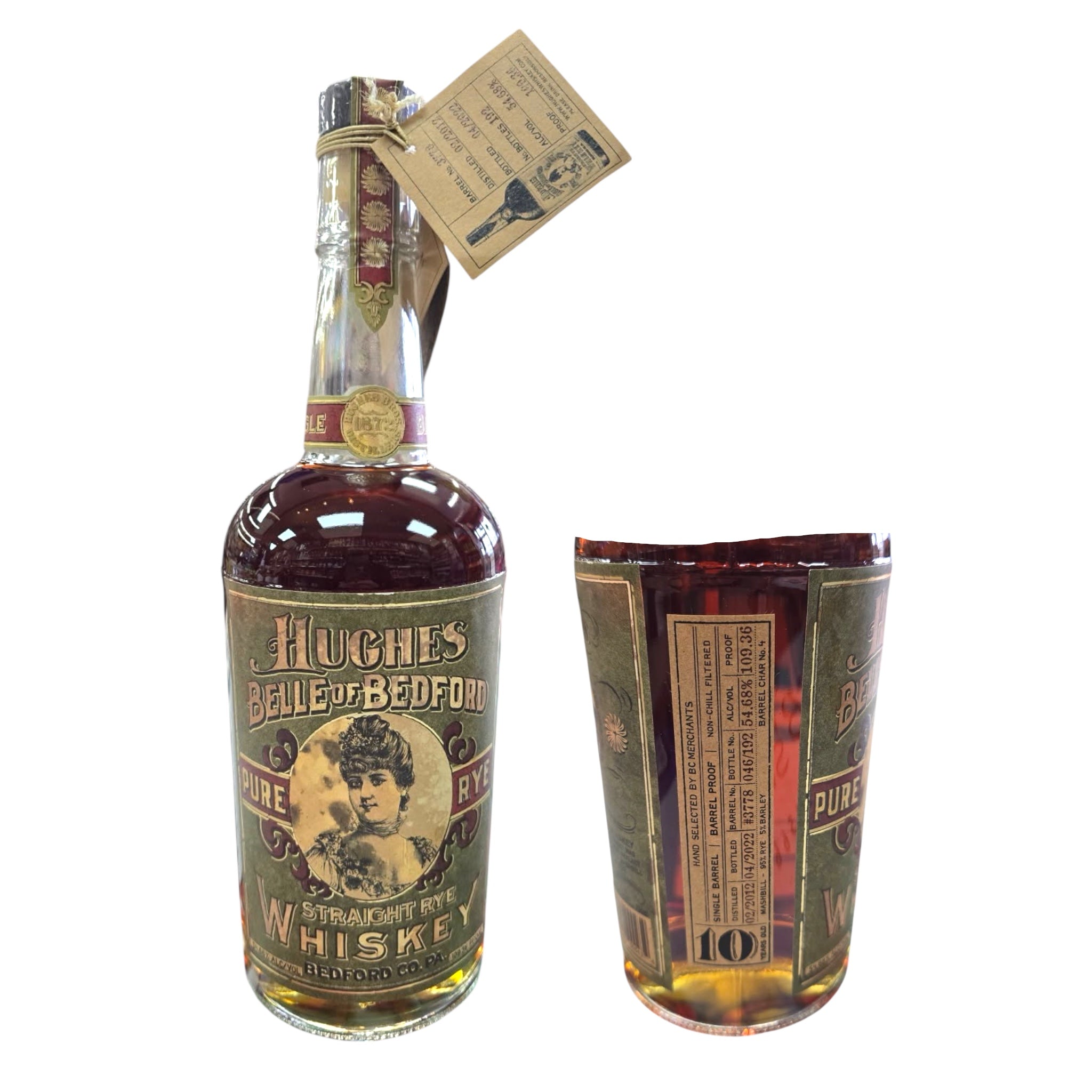 Hughes Belle Of Bedfod BC Merchant Import Store Pick Rye Whiskey 750ml