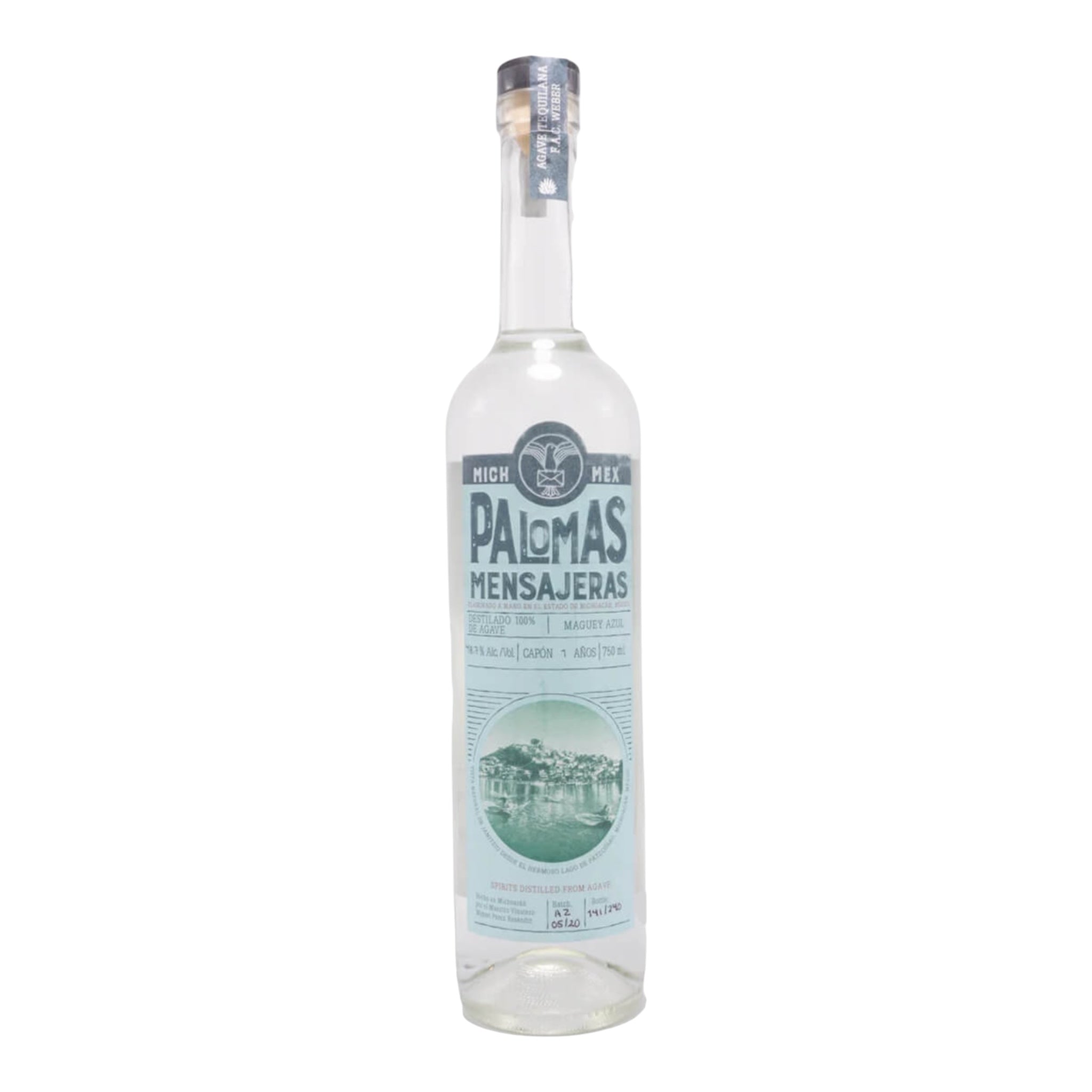 Palomas Mensajeras Maguey Azul 750ml
