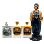 Homies  Blanco, Reposado, Anejo & Big Loko  Anejo Ceramic Figurine Bundle 750ml 4-Pack