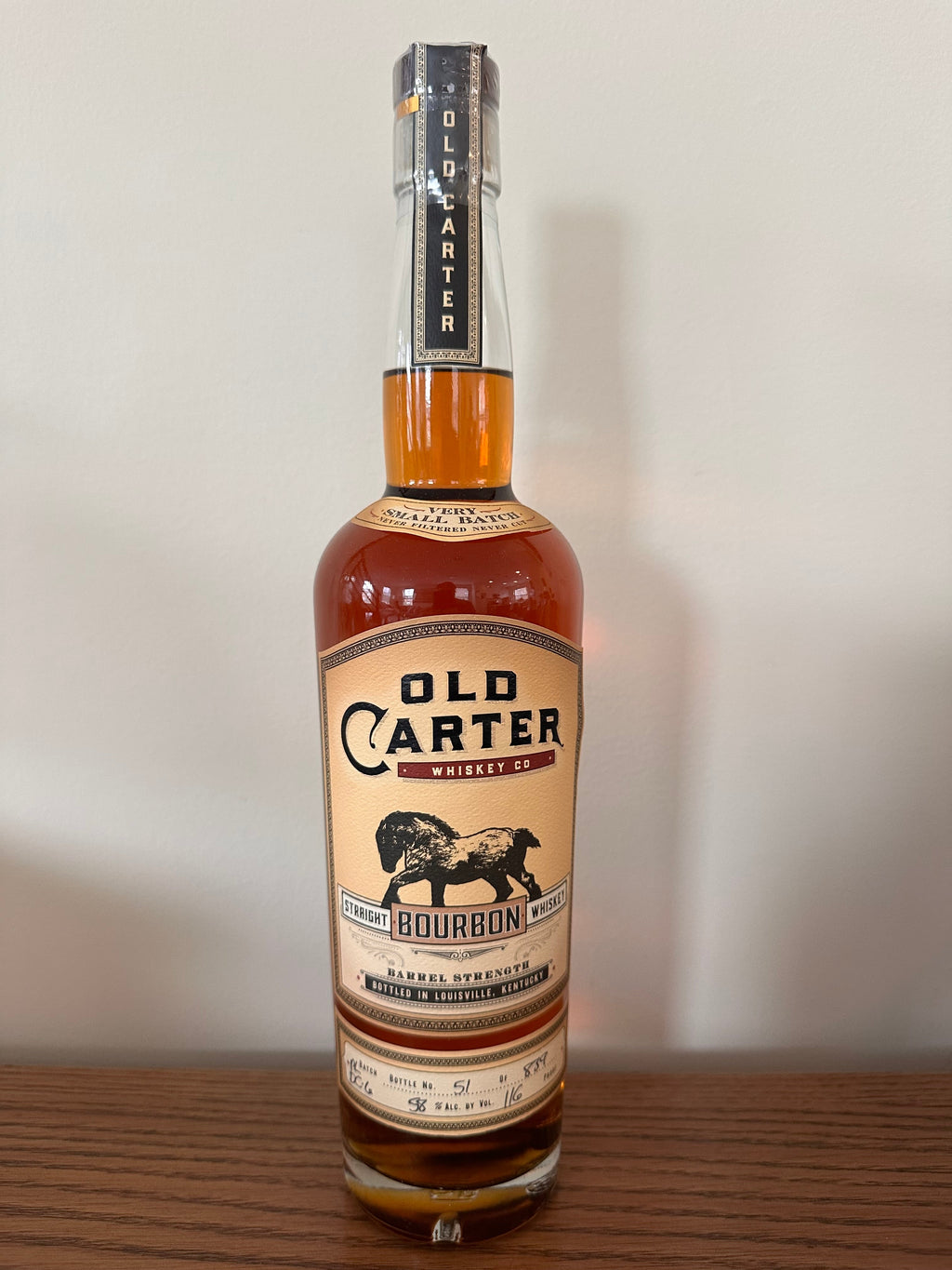 2026 Old Carter PLDC-6 Straight Bourbon Whiskey 750ml