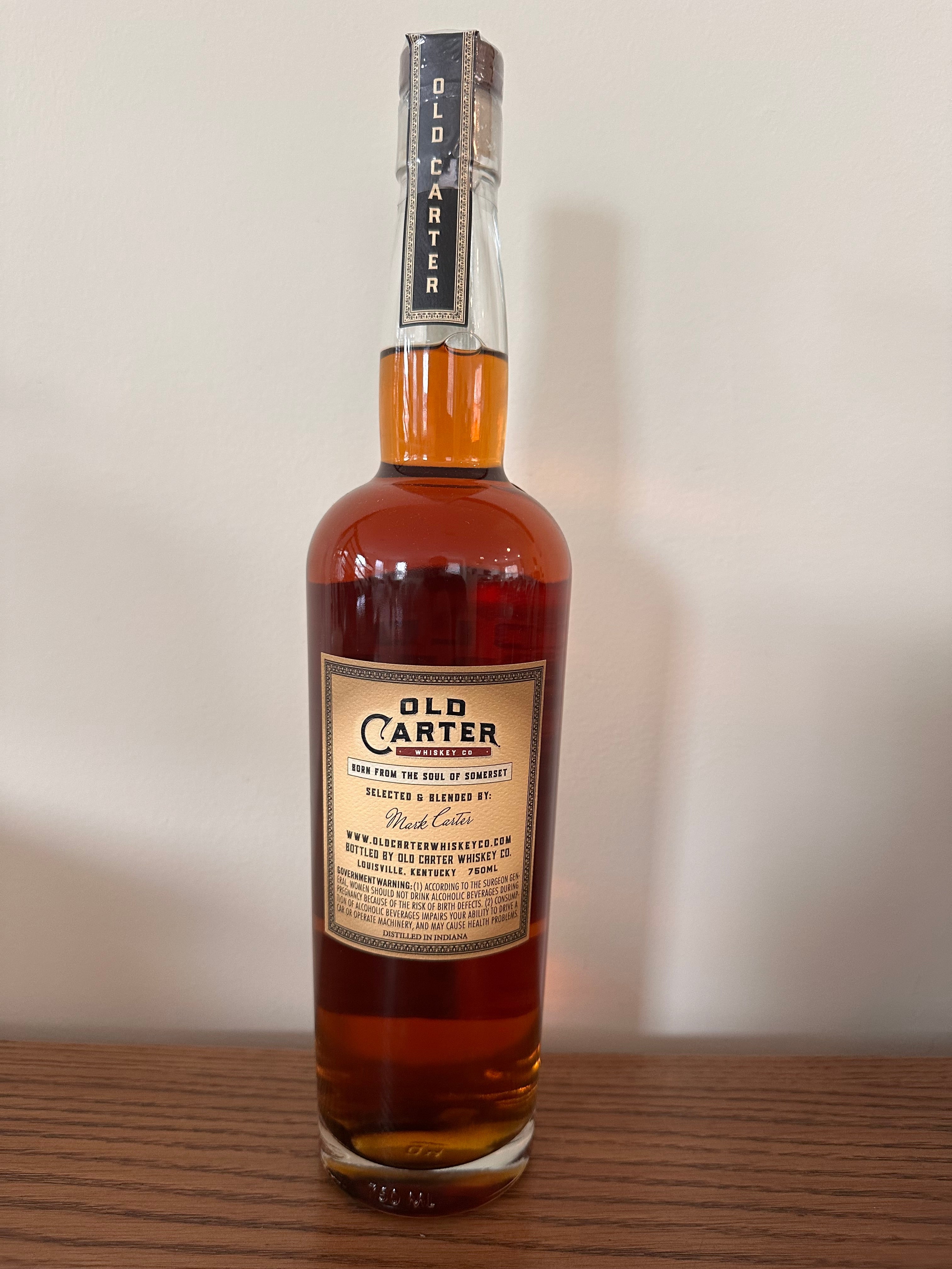 2026 Old Carter PLDC-6 Straight Bourbon Whiskey 750ml