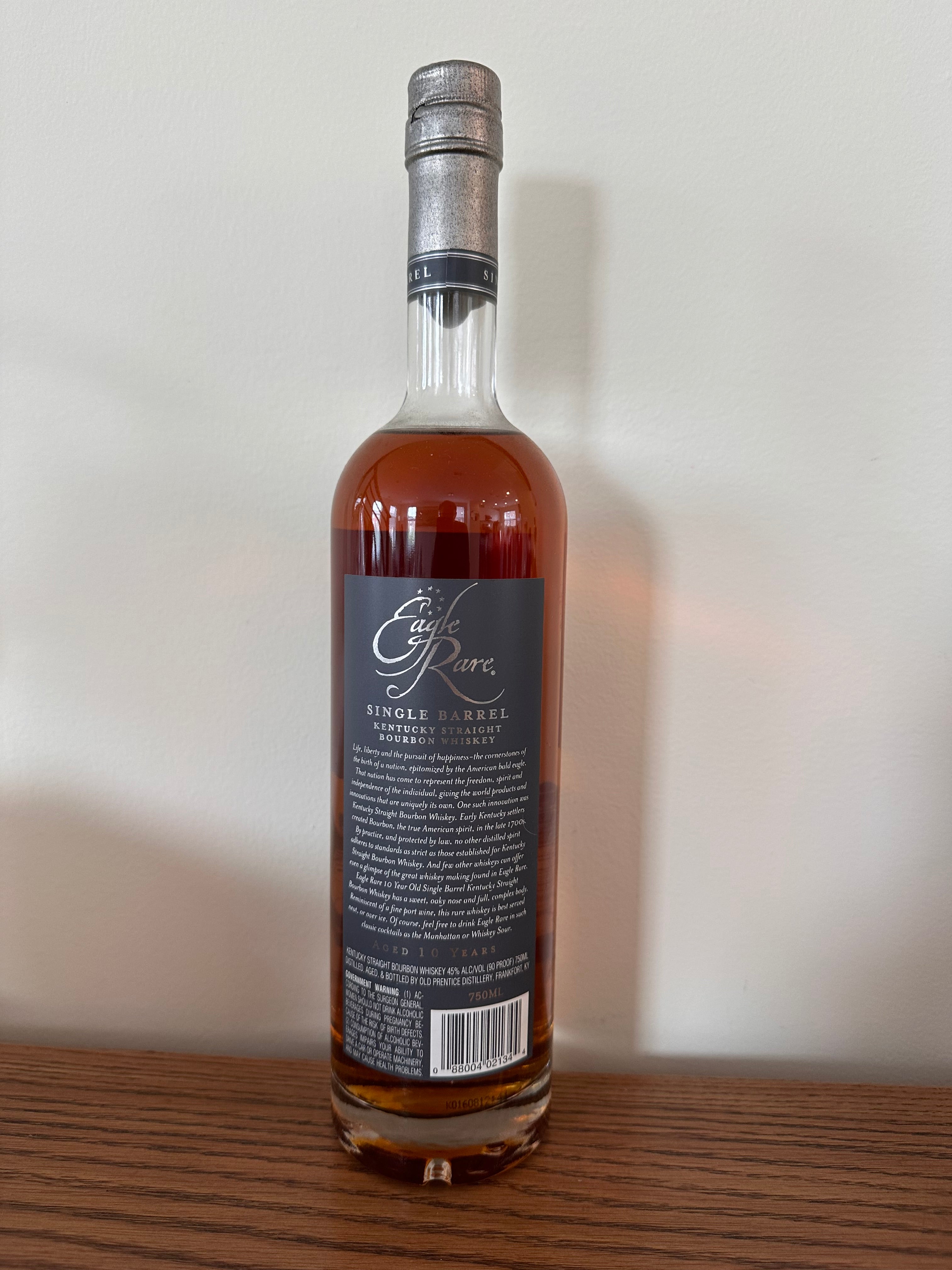 2008 Eagle Rare Old Prentice Distillery Straight Bourbon Whiskey 750ml