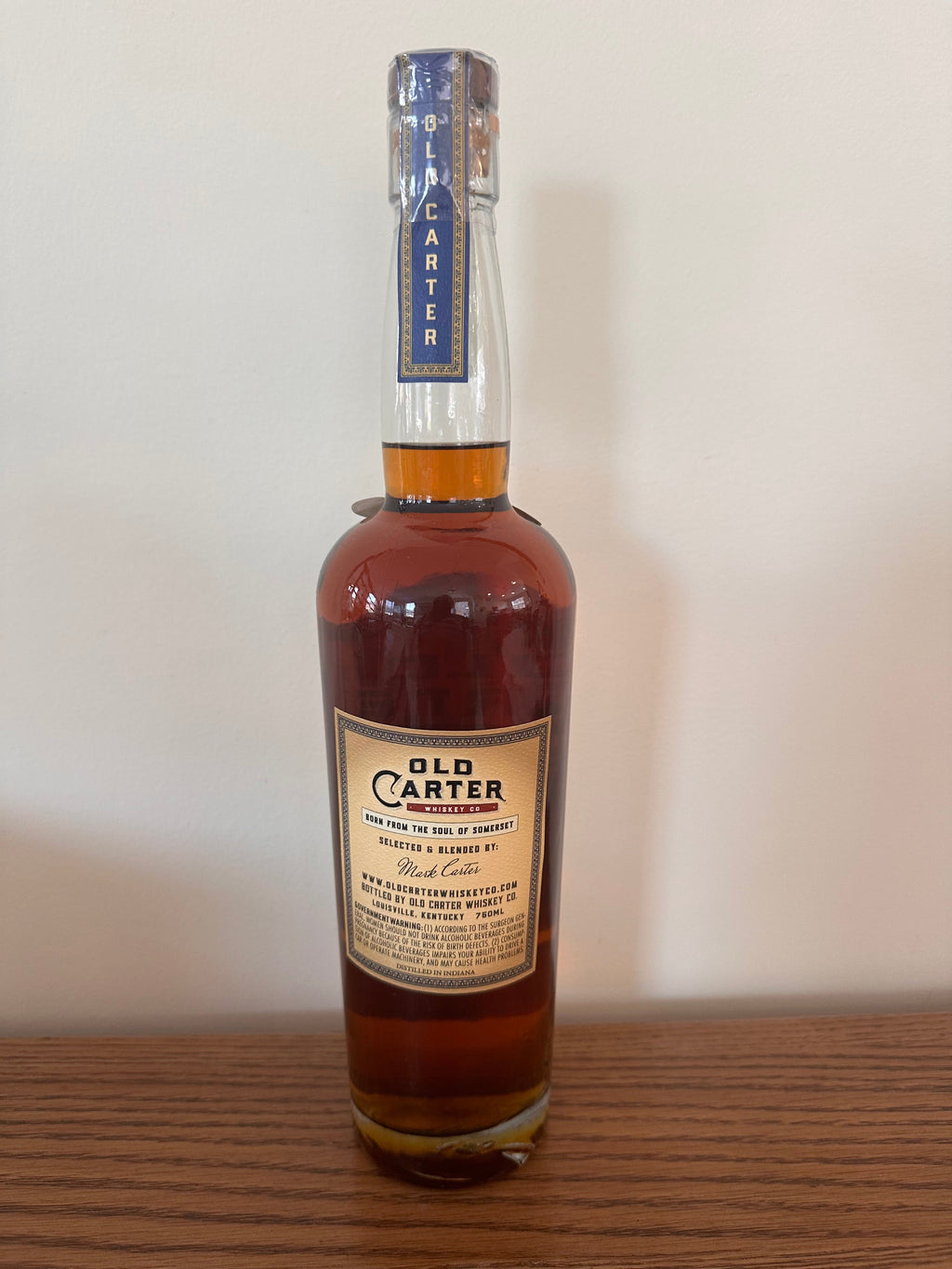 2025 Old Carter American Straight Whiskey Batch 14 750ml