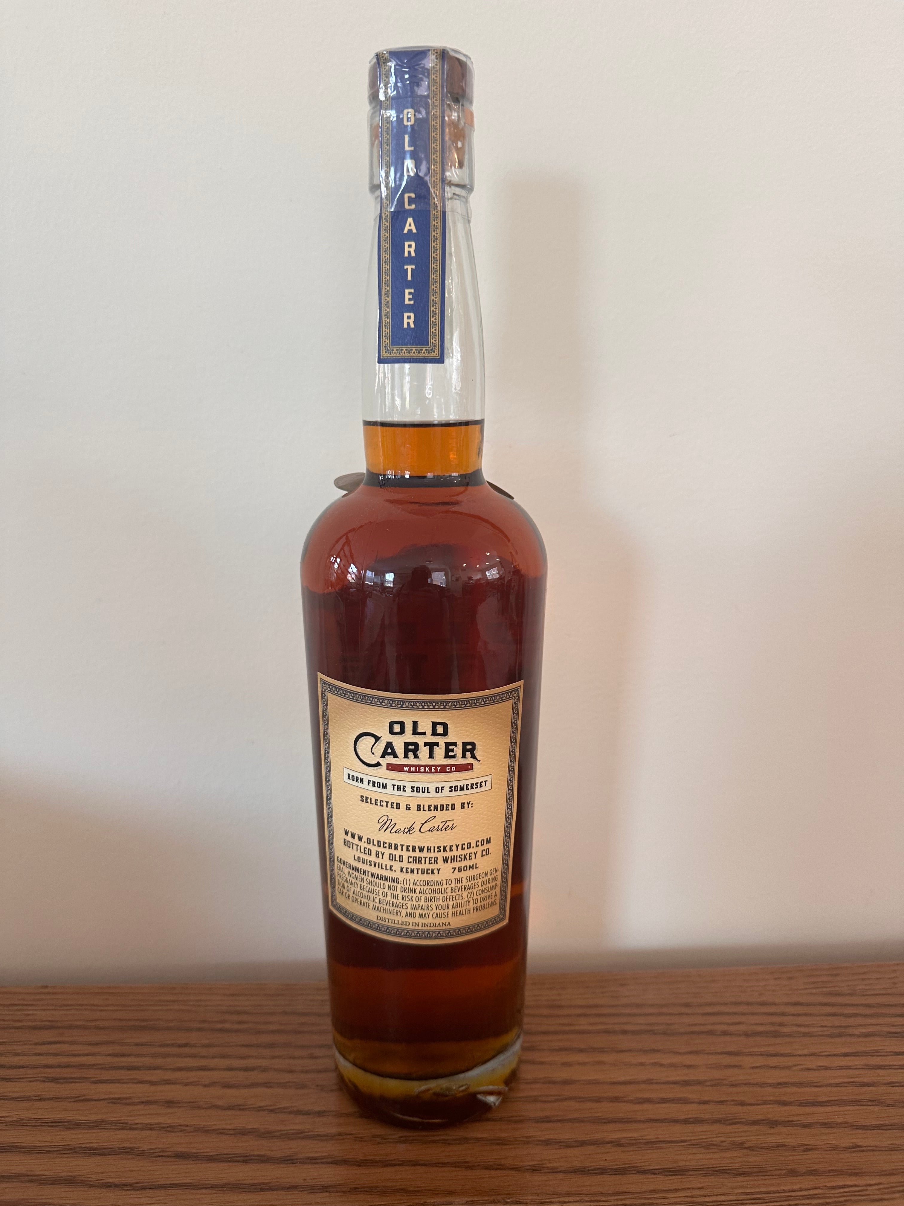 2025 Old Carter American Straight Whiskey Batch 14 750ml