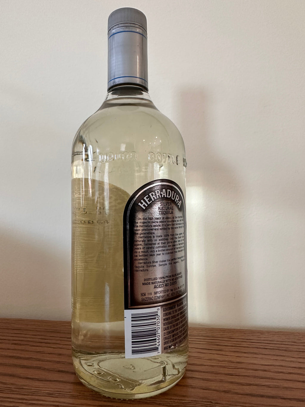 2006 Herradura Silver Blanco Suave 1Lt