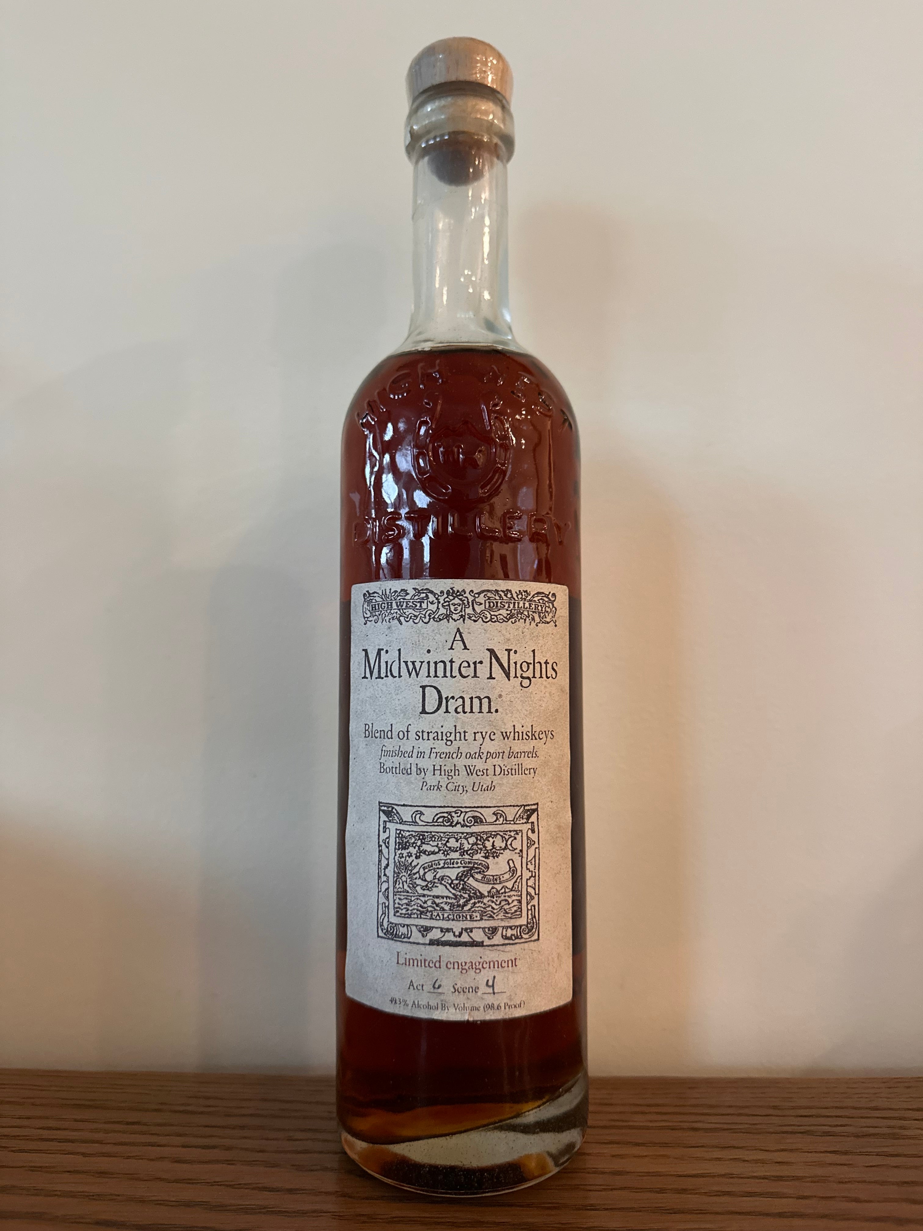 2018 High West Midwinter Nights Dram Act 6 750ml