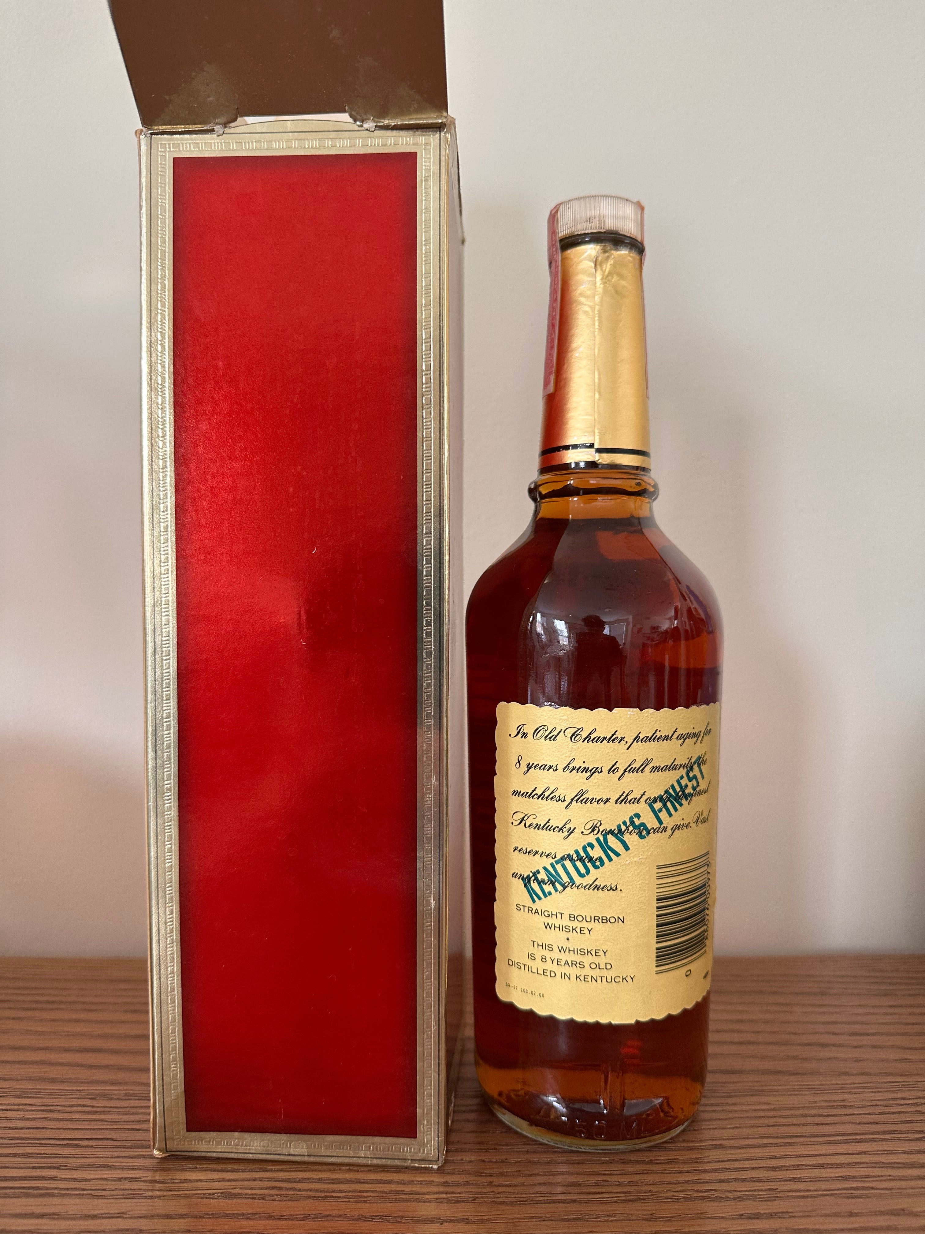 1983 Old Charter 8 Year Kentucky Straight Bourbon 750ml