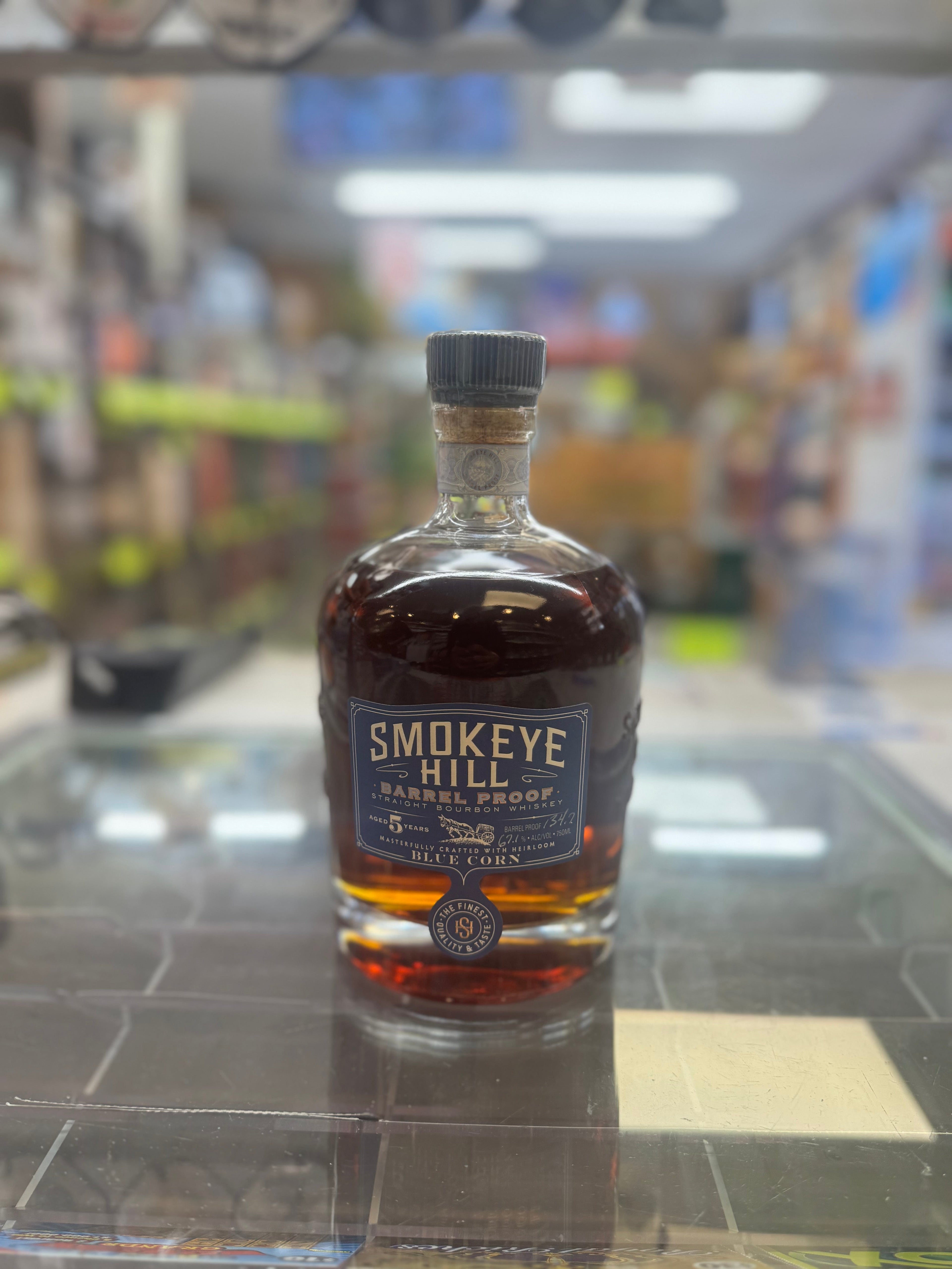 Smokeye Hill 5 Year Old Barrel 134.2 Proof Straight Bourbon Whiskey 750ml