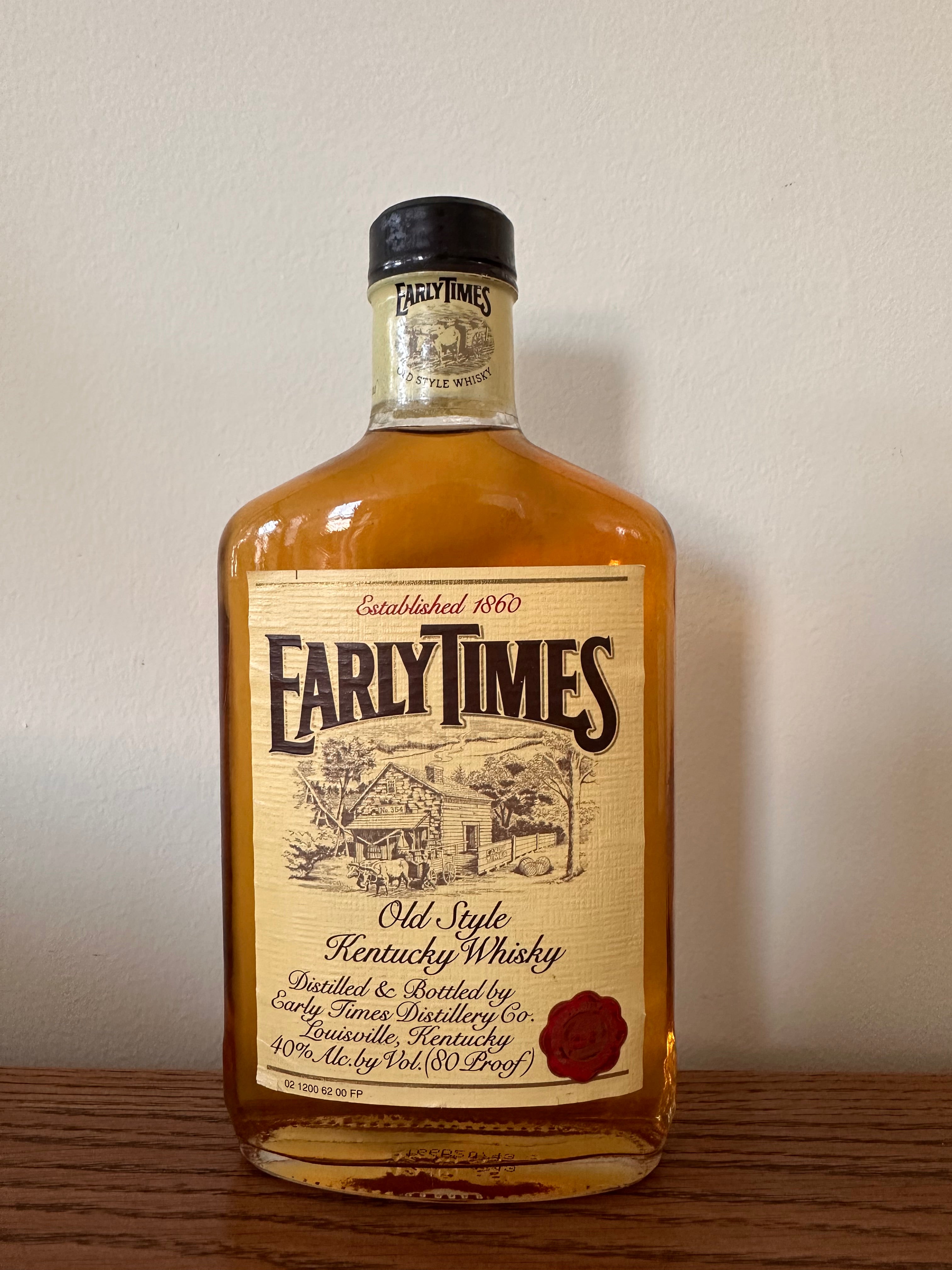 1995 Early Times Old Style Kentucky Whisky 375ml