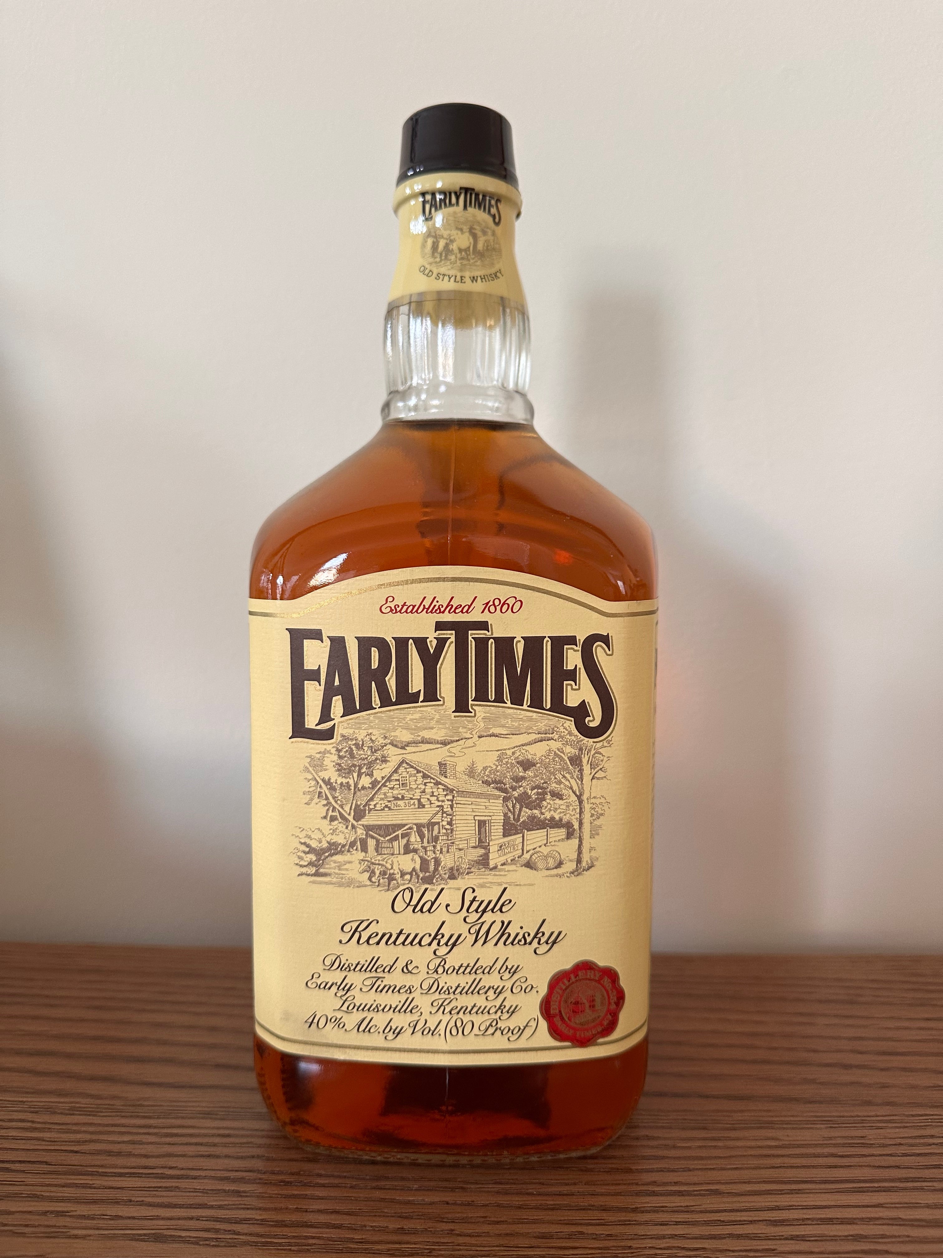 1995 Early Times Old Style Kentucky Whisky 1.75L