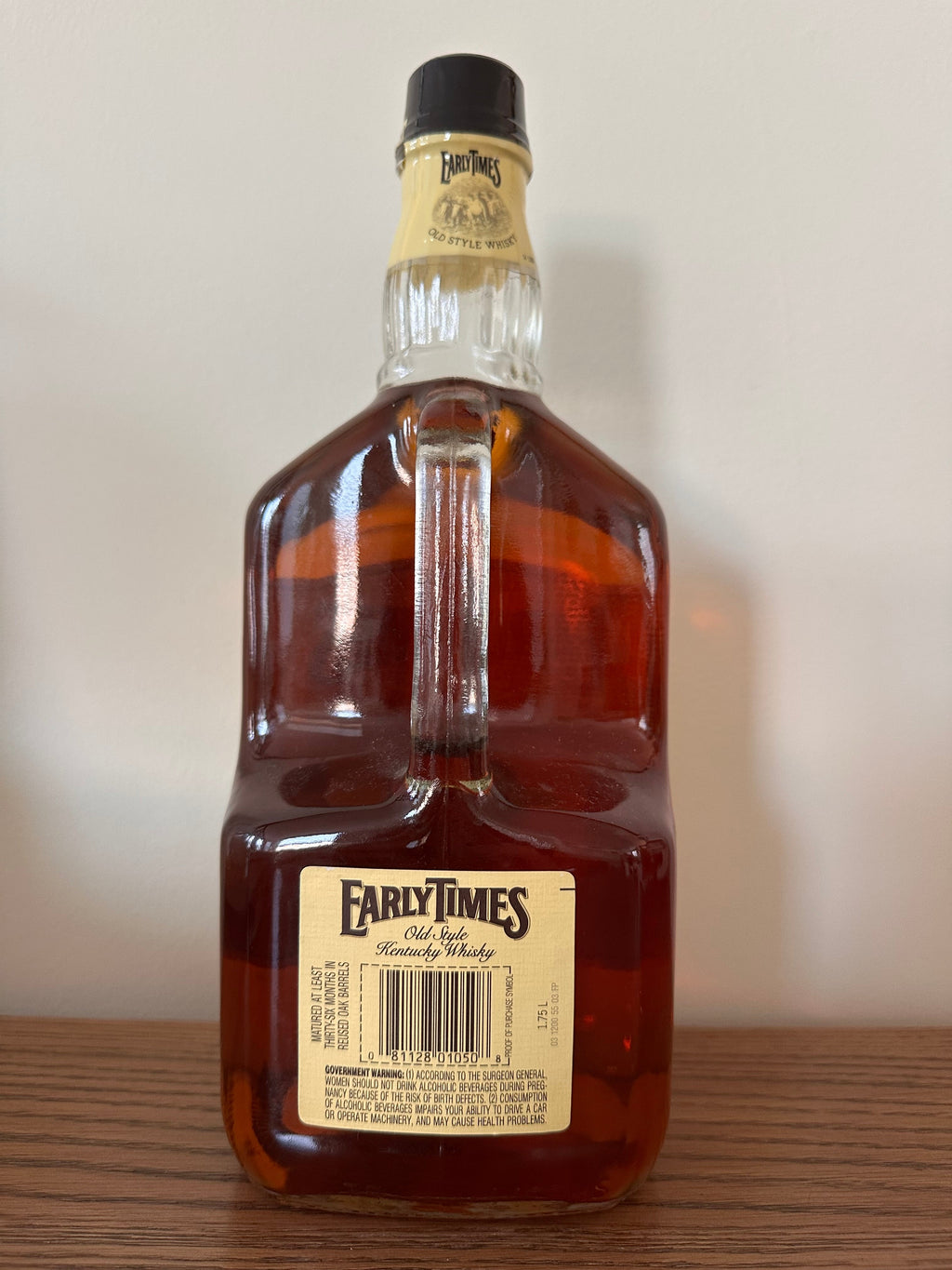 1995 Early Times Old Style Kentucky Whisky 1.75L