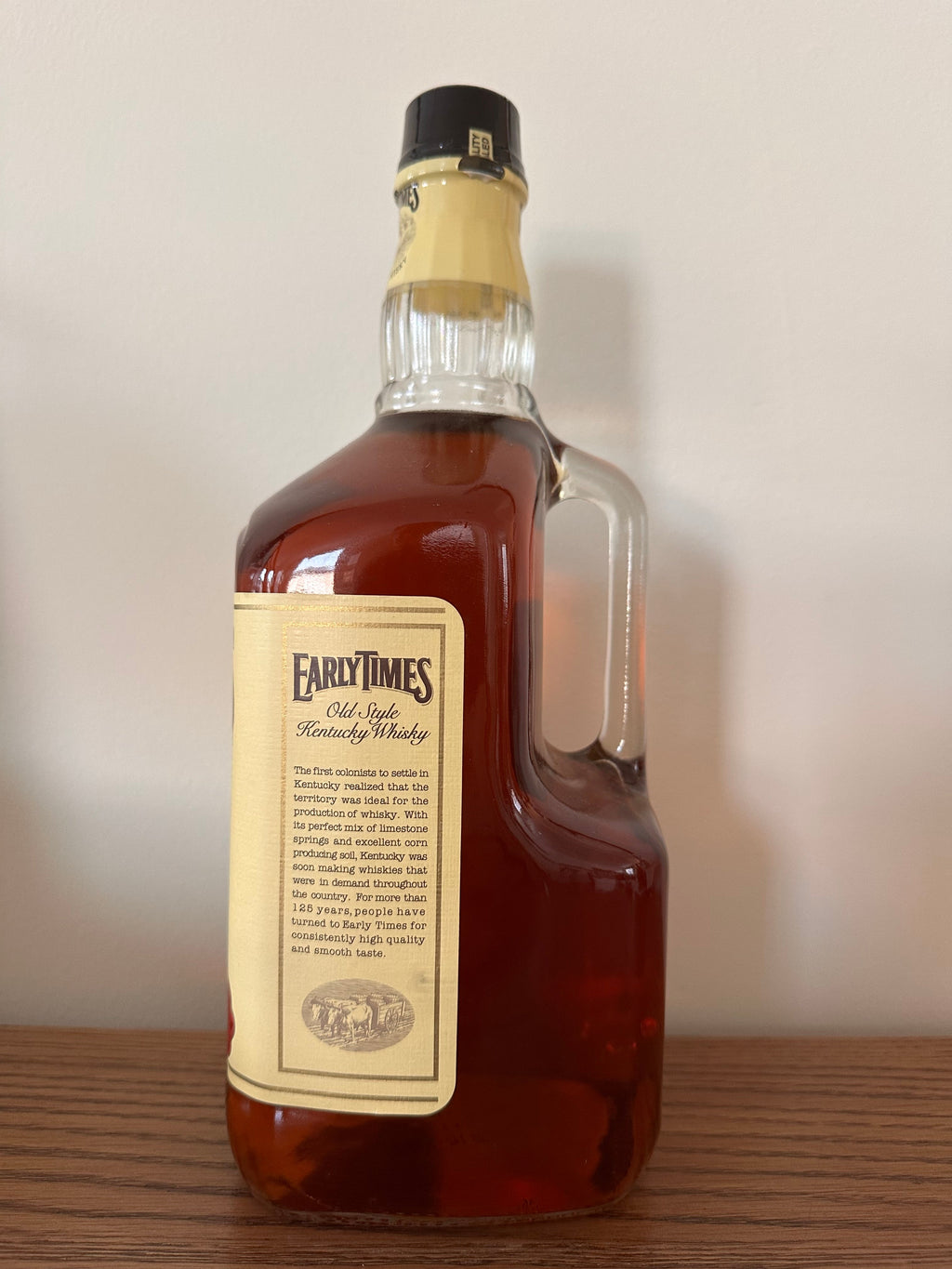 1995 Early Times Old Style Kentucky Whisky 1.75L