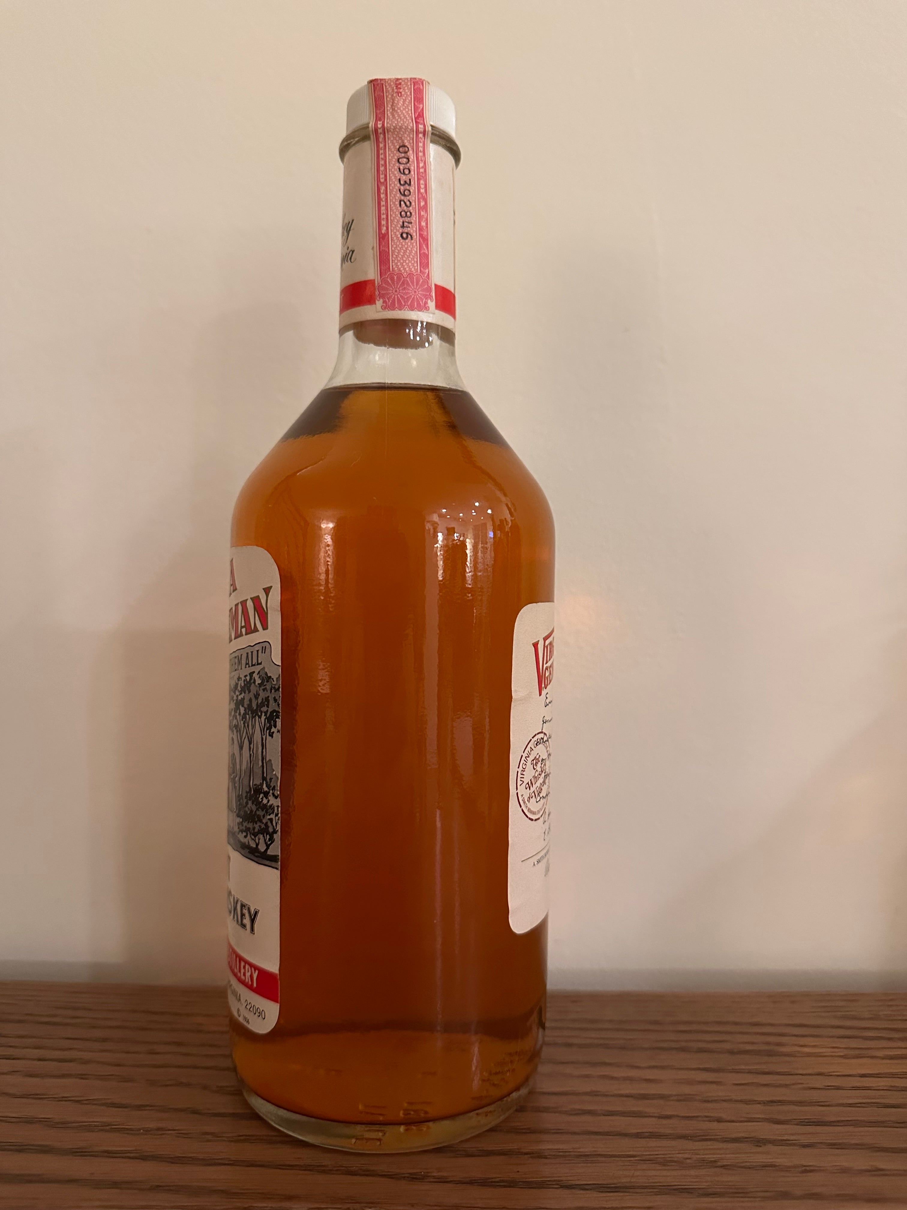 1978 A. Smith Bowman Virginia Gentleman 80 Proof Quart